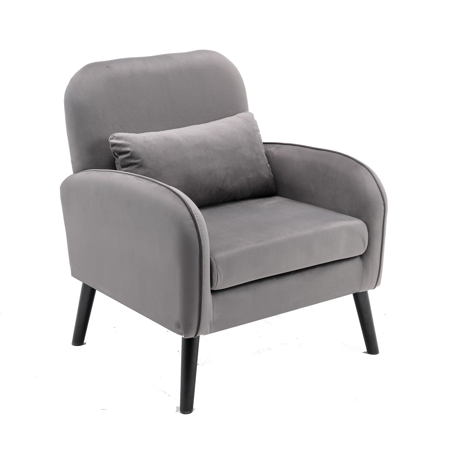 Bybafun YA6100060 Casual Gray Accent Chair