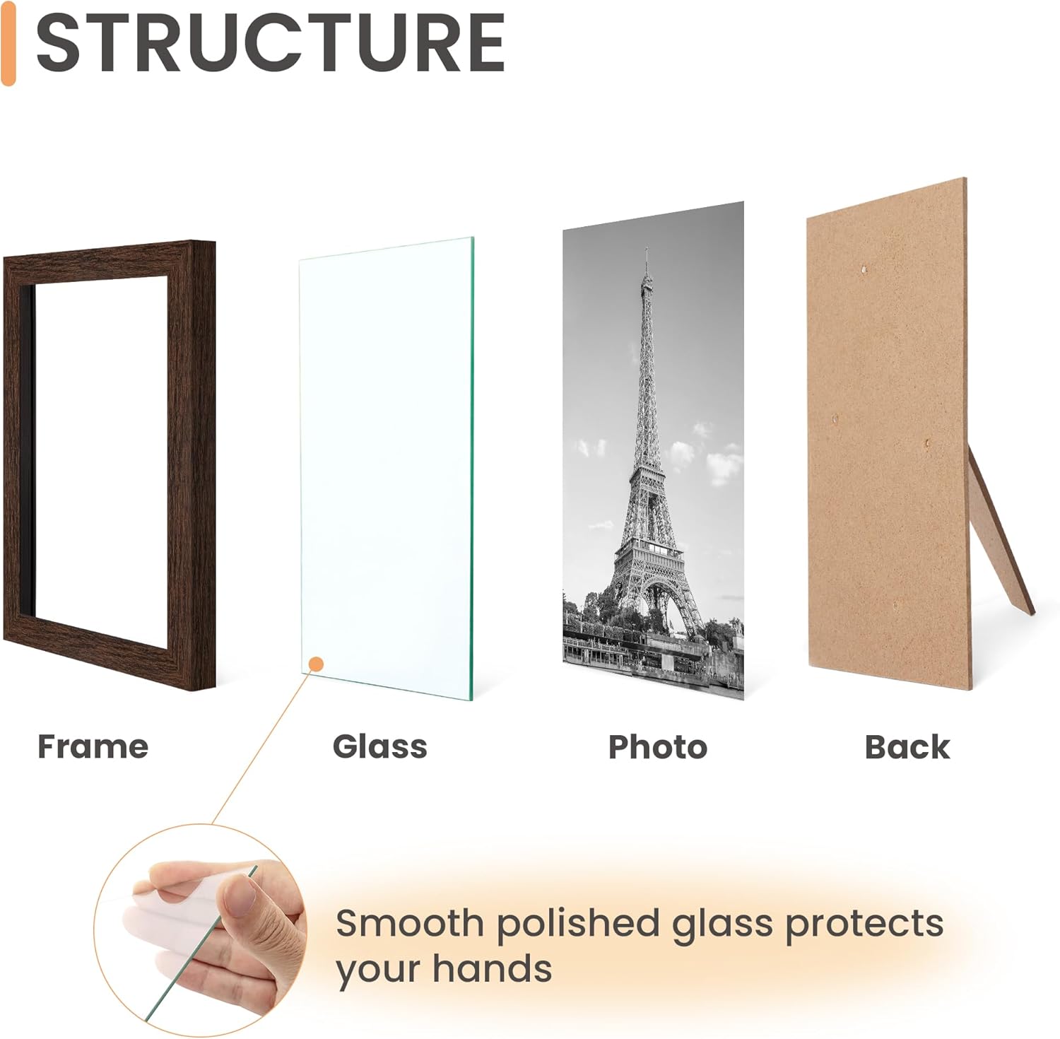Upsimples B08XLMMMQG Picture-Frames - View #4
