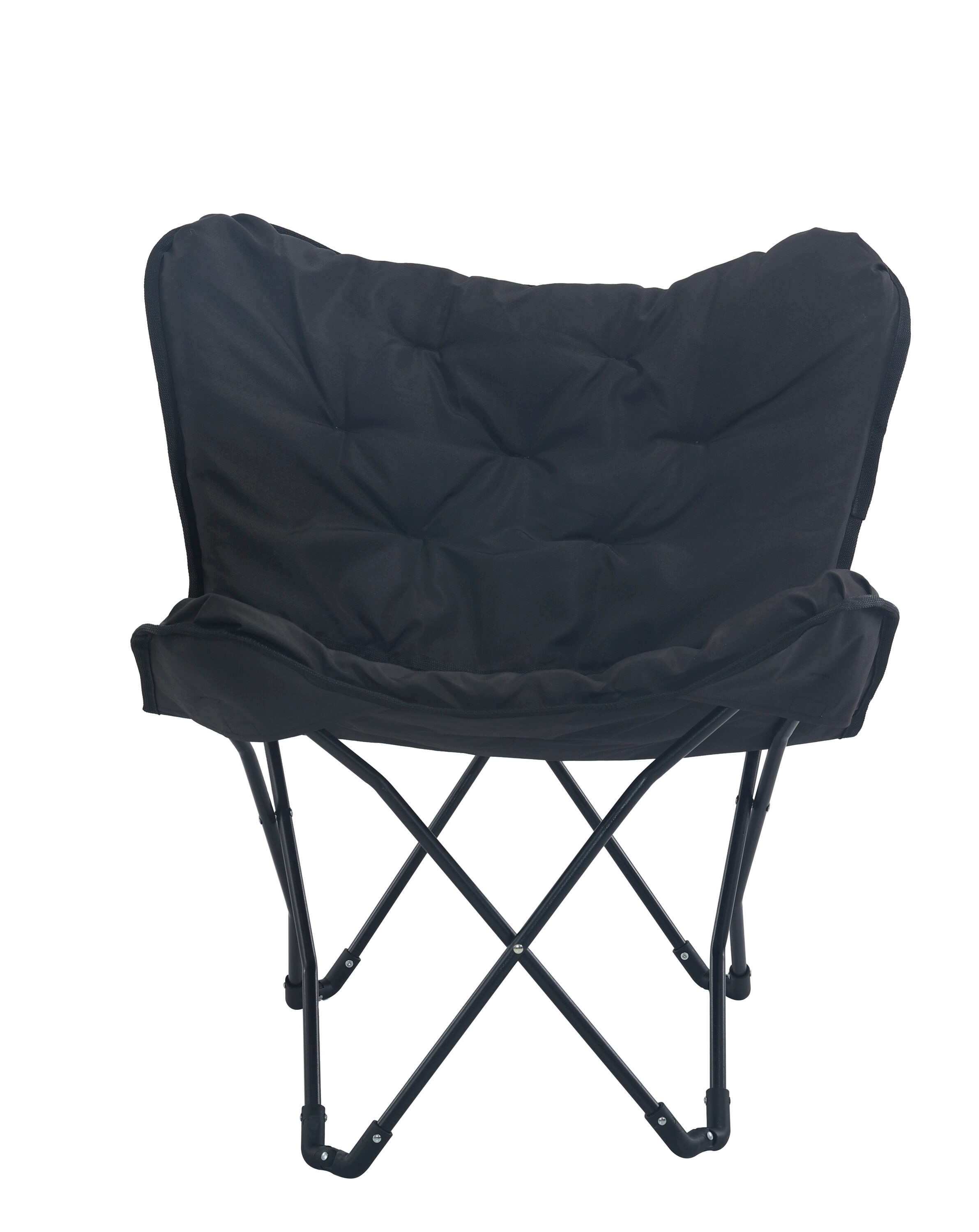 Style Selections Modern Black Butterfly Chair in ...