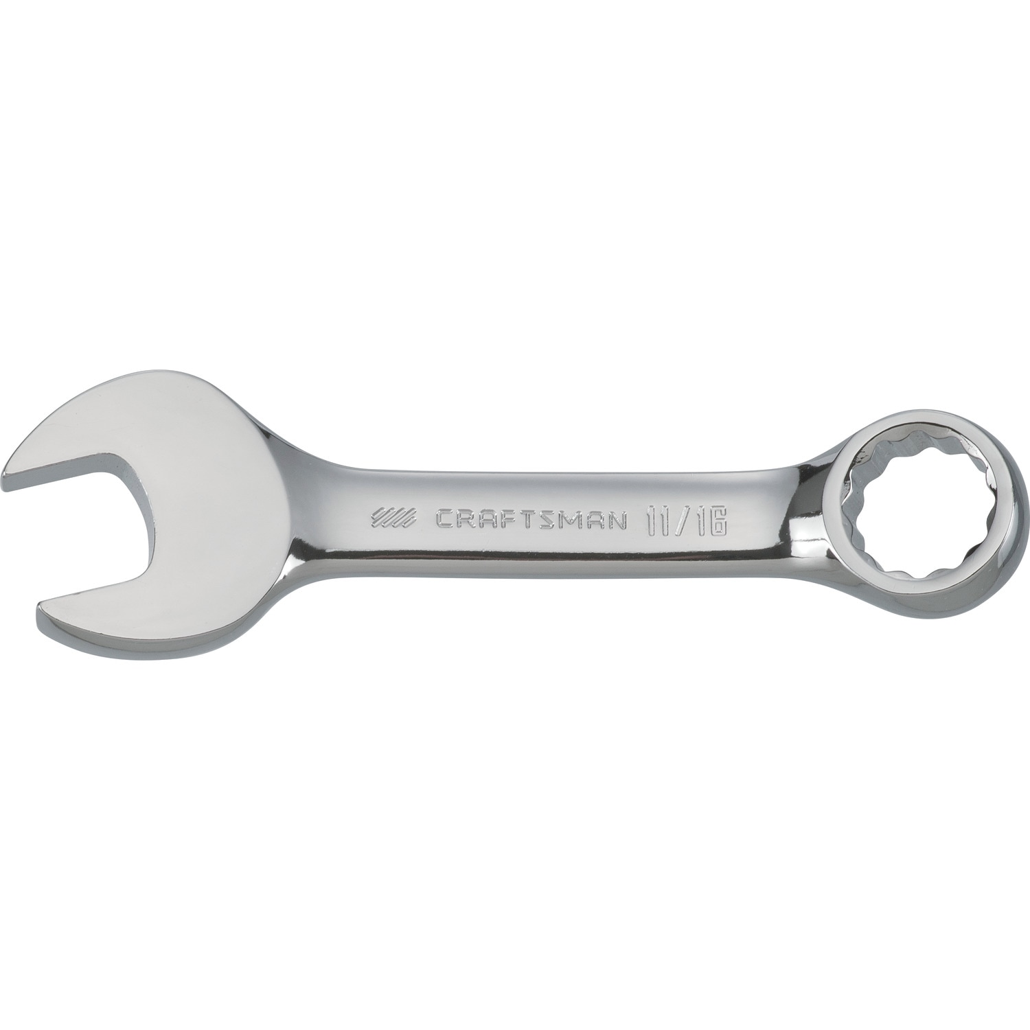 CRAFTSMAN CMMT44108 11/16-in 12-point Standard (SAE) Standard Combination Wrench (no case)