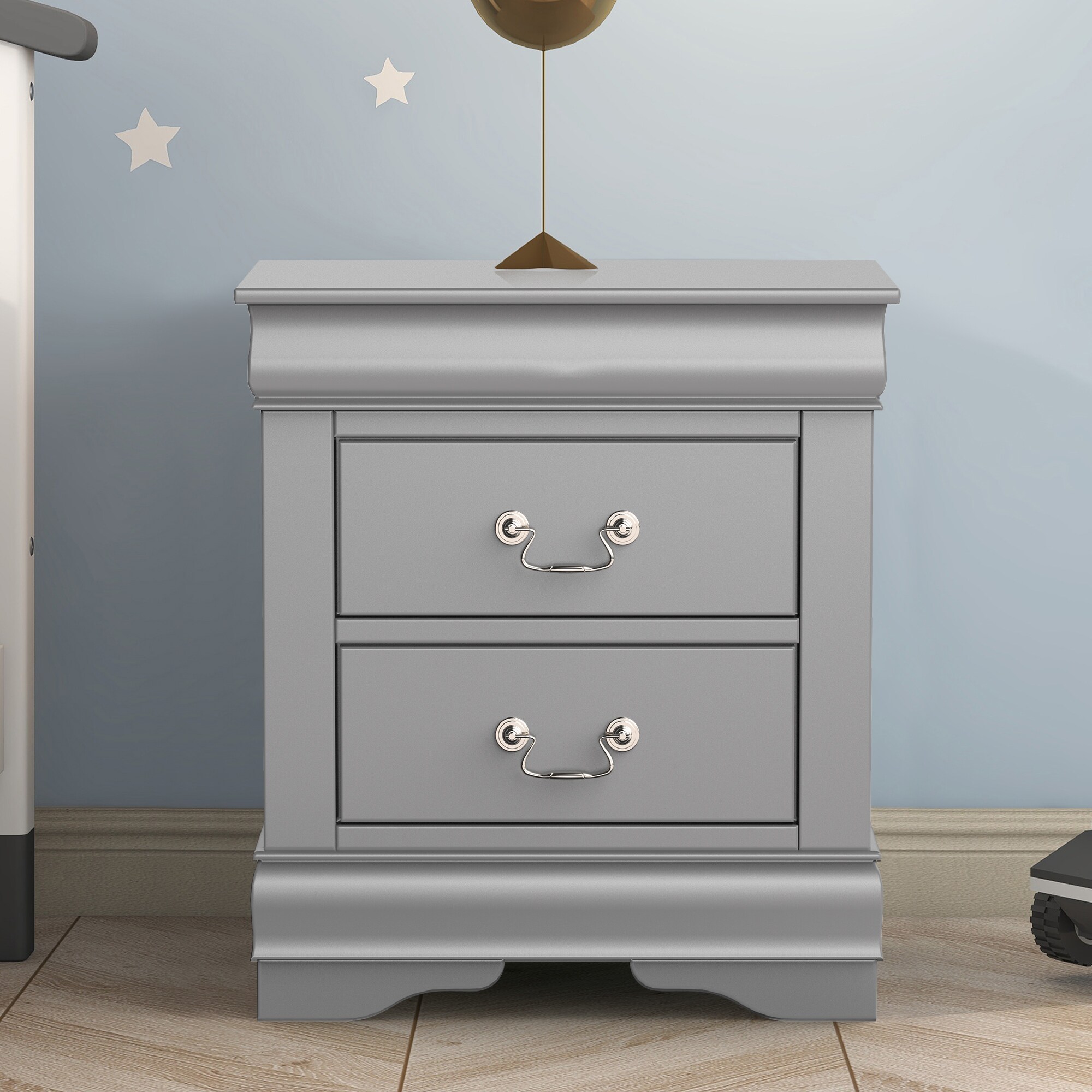 IHOMEadore MDFM7866GY-N nightstands - View #8