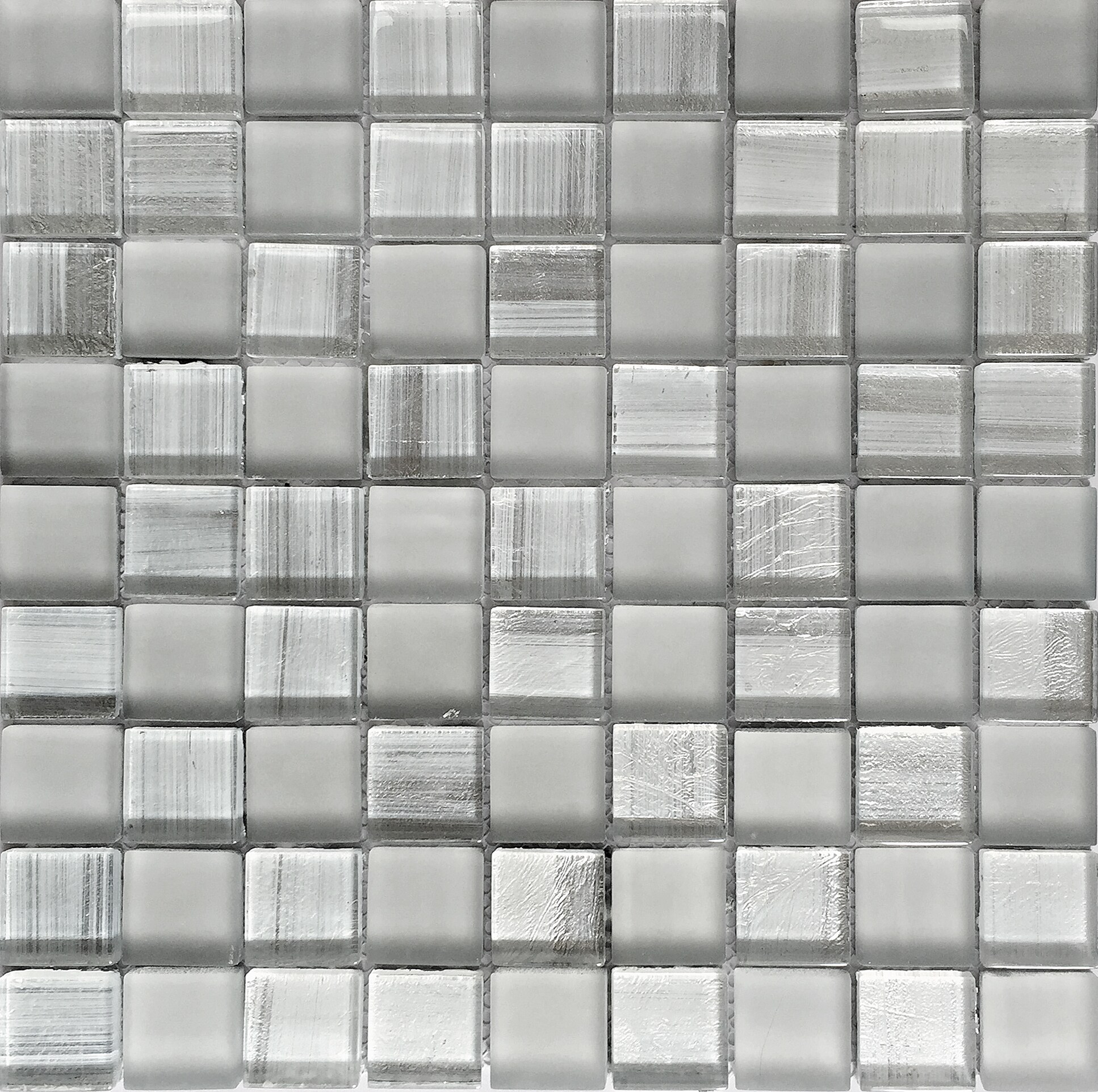 Apollo Tile Nirvana White 12-in x 12-in Polished Glass Uniform Squares Floor and Wall Tile (4.43-sq. ft/ Carton)
