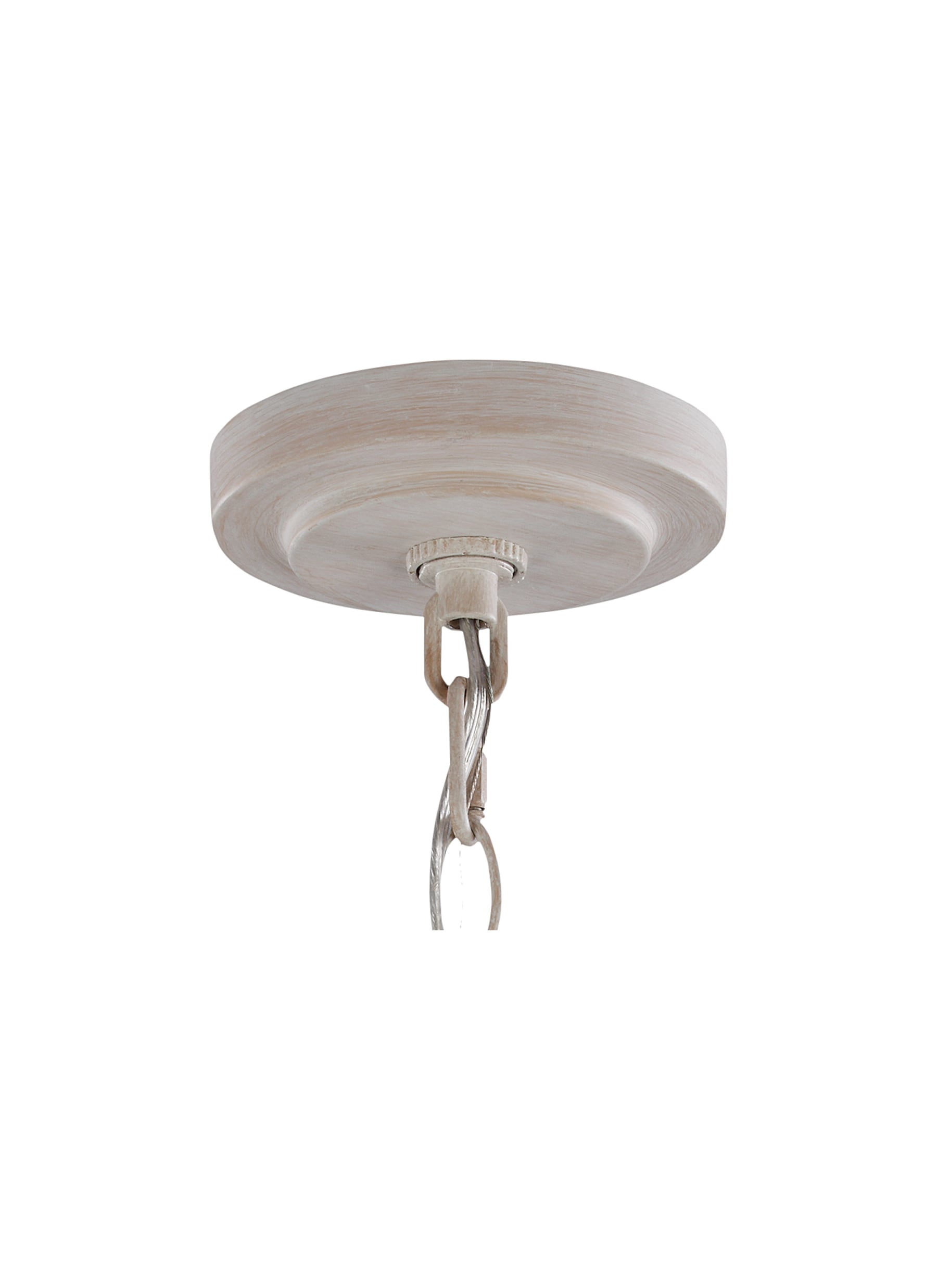 Hartsville 5-Light Mini Chandelier in Chalk Washed Beachwood