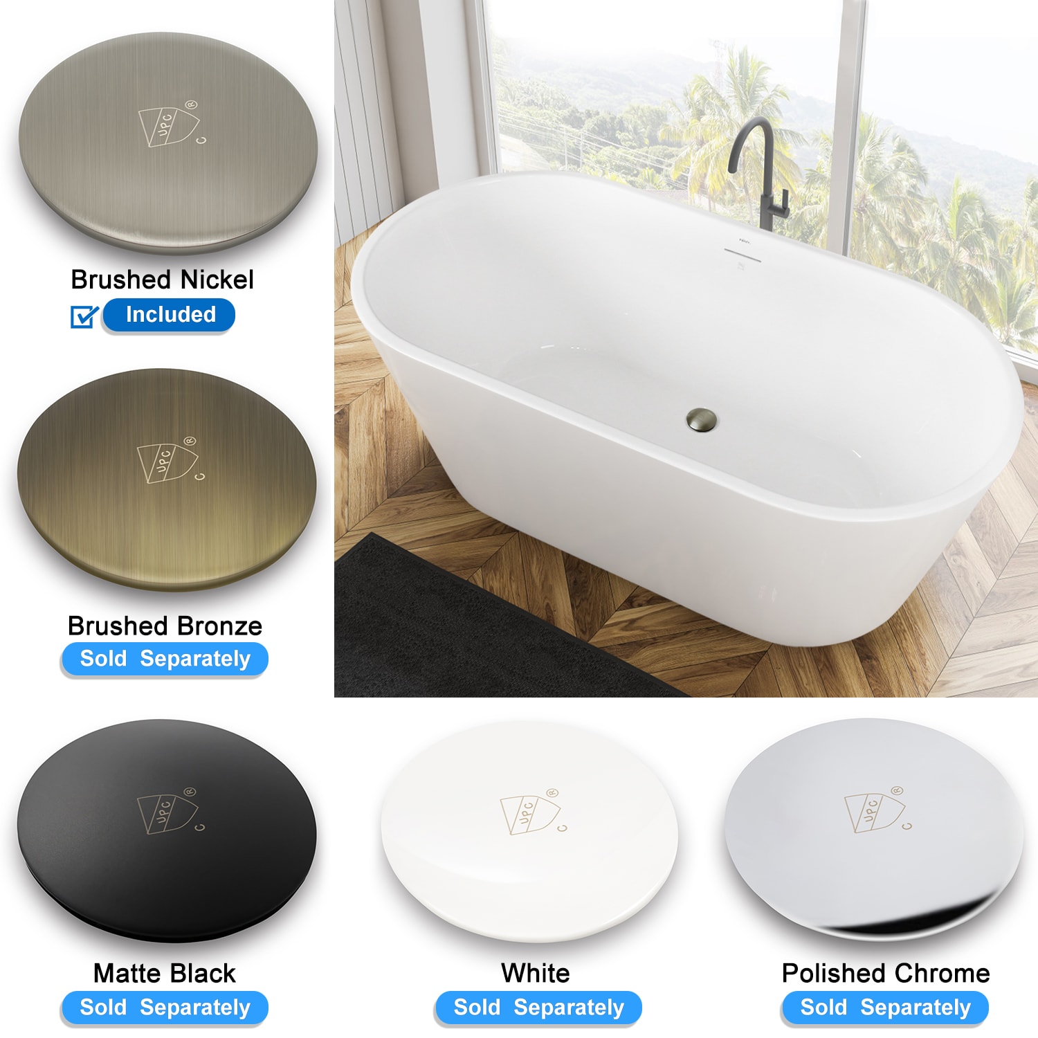 FerdY FERDY-02522-1400-BN bathtubs - View #5