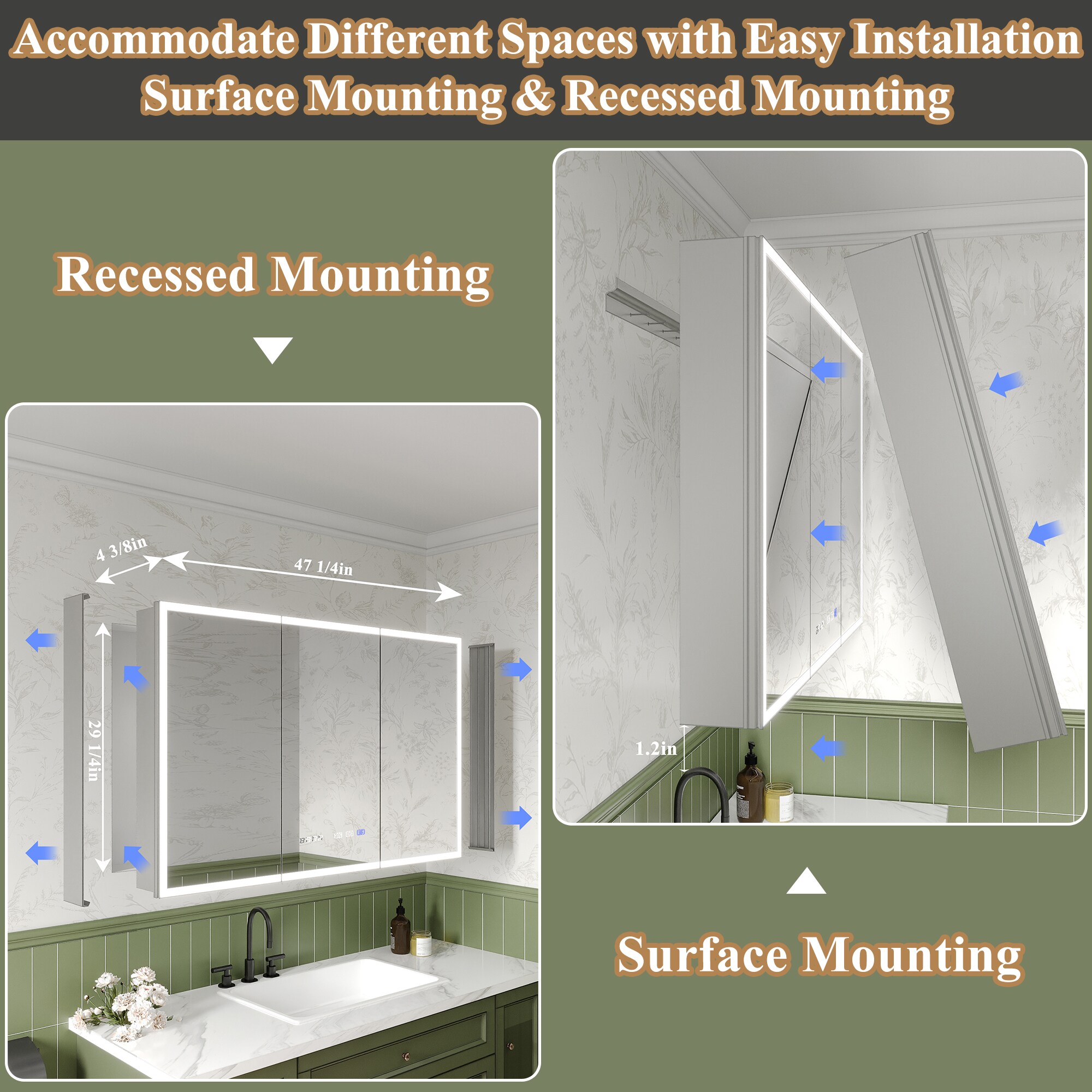 ExBrite DIBC3030LDR Bathroom-Medicine-Cabinets - View #16
