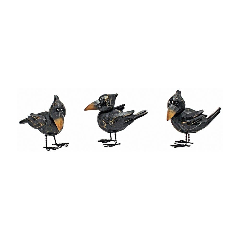 Design Toscano QM19684 3.5-Inches H x 2.5-Inches W Black Animal Garden Statue