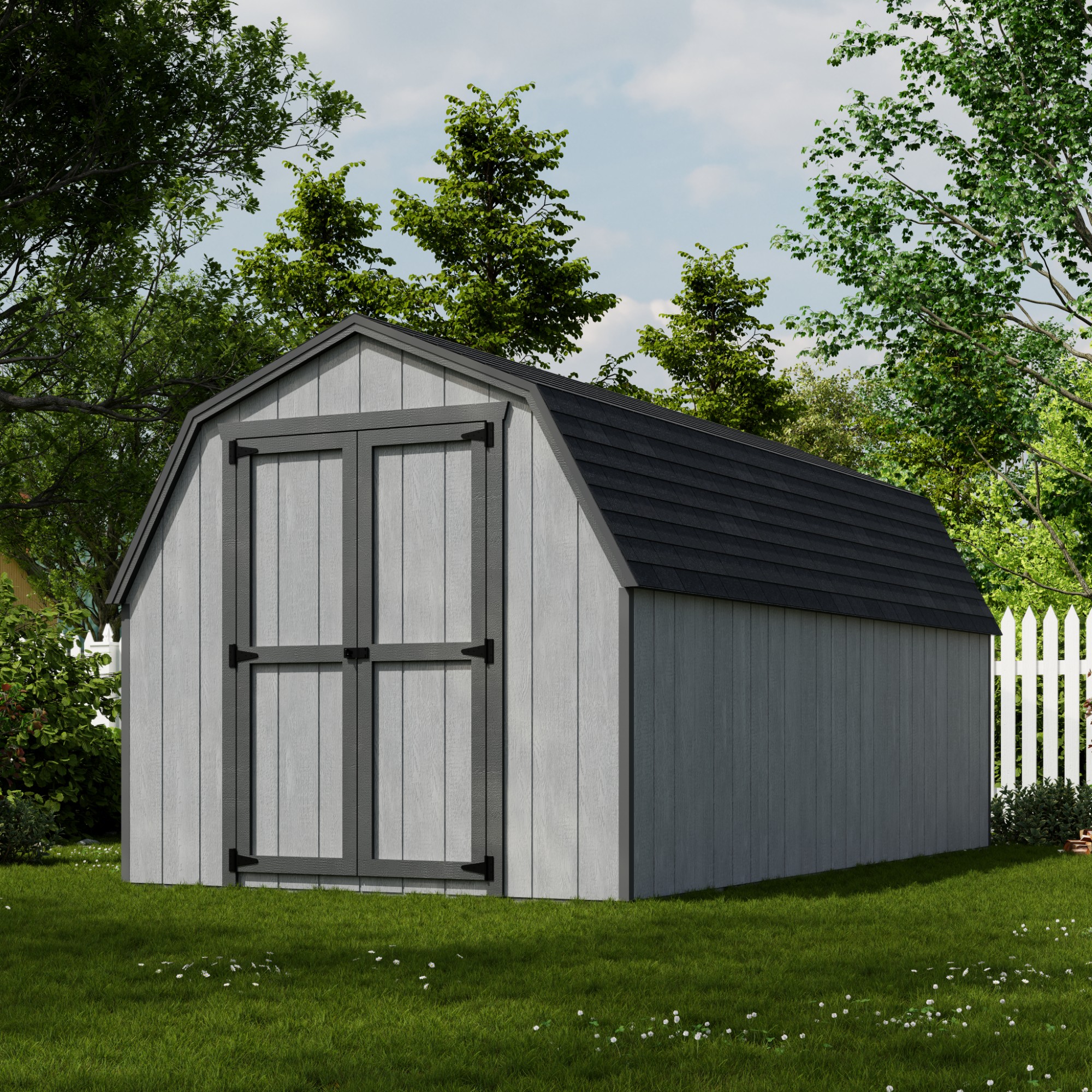 Little Cottage Co 8X16 VGB-4-PC-FK Wood-Storage-Buildings - View #2