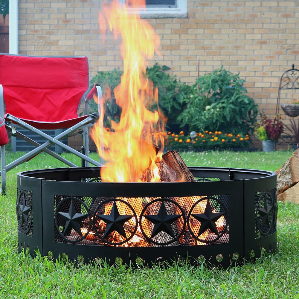 African Cast Iron Fire Pit Bowl & Base