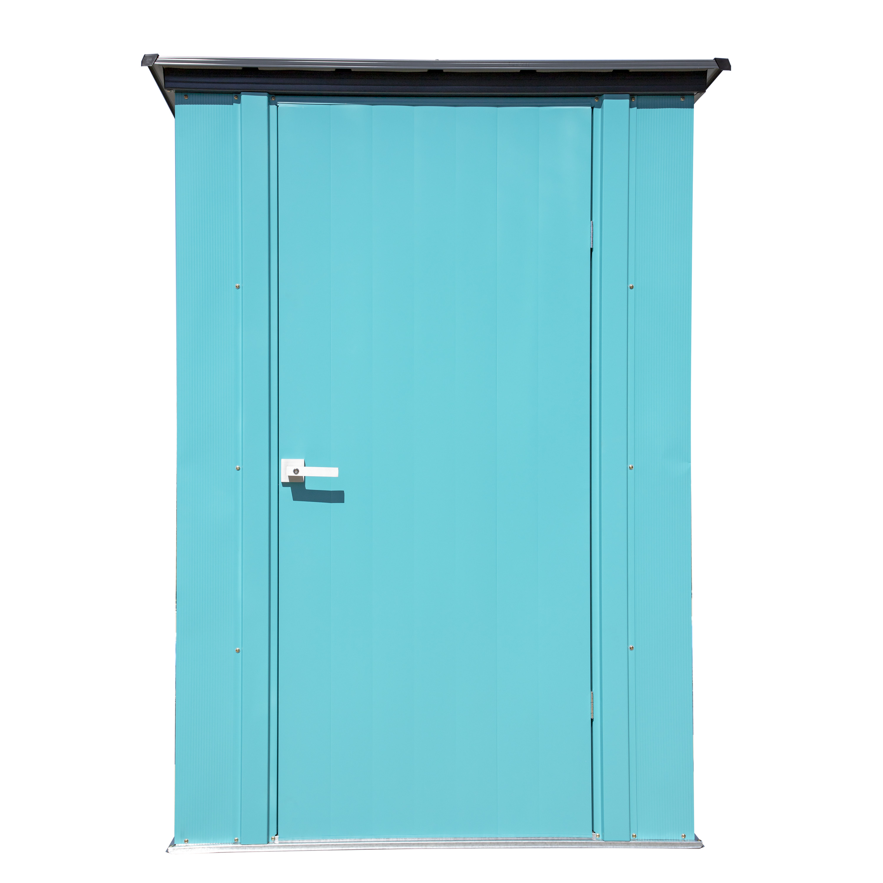 Arrow CY43T21 Teal Steel Outdoor Storage Shed (Common, 54.76-in x 39.27-in, Interior Dimensions, 46.51-in x 35.55-in)