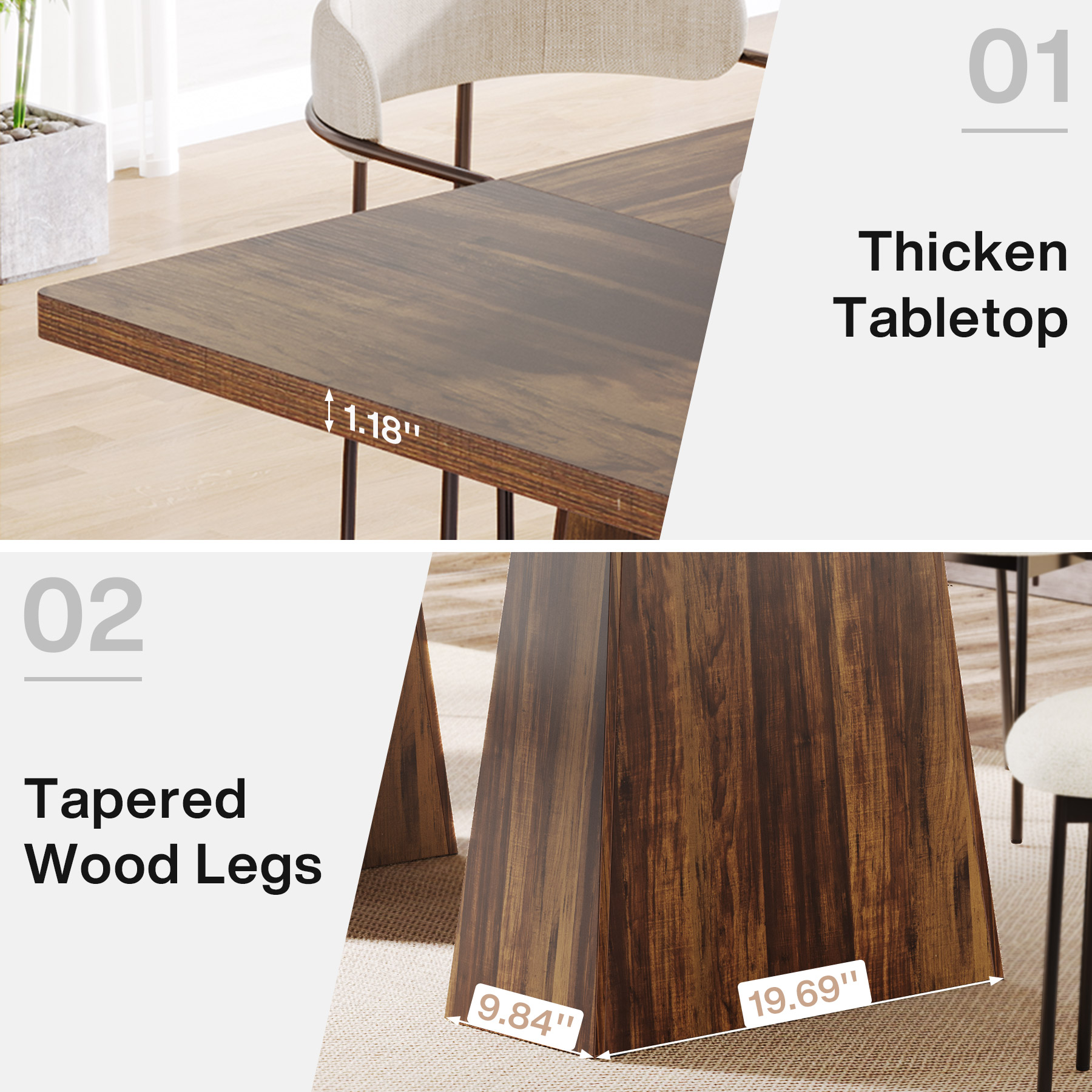 Tribesigns LWFD-F2101 Office-Tables - View #5