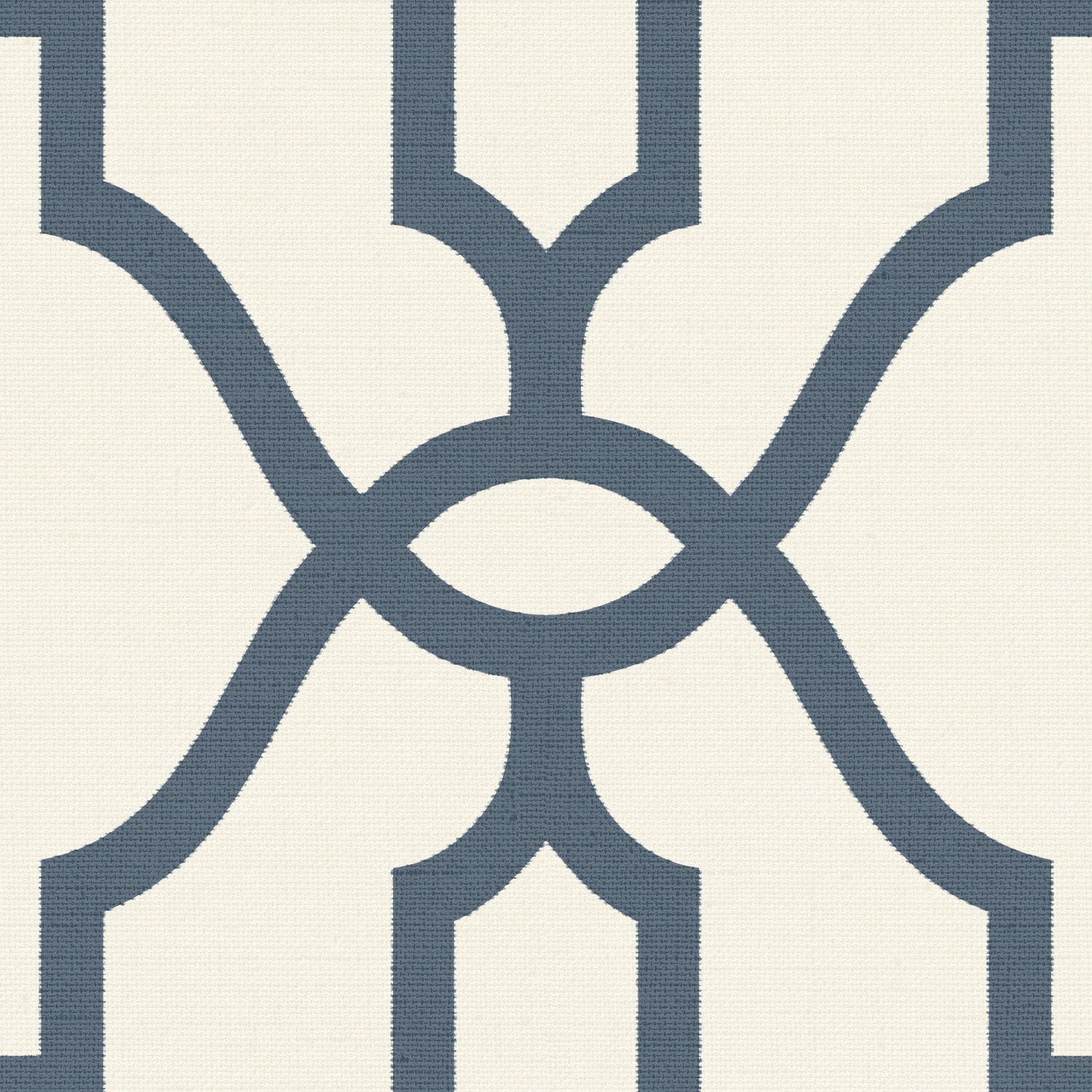 Magnolia Home ME1552 56-sq ft Federal Blue On White Paper Geometric Prepasted Soak and Hang Wallpaper