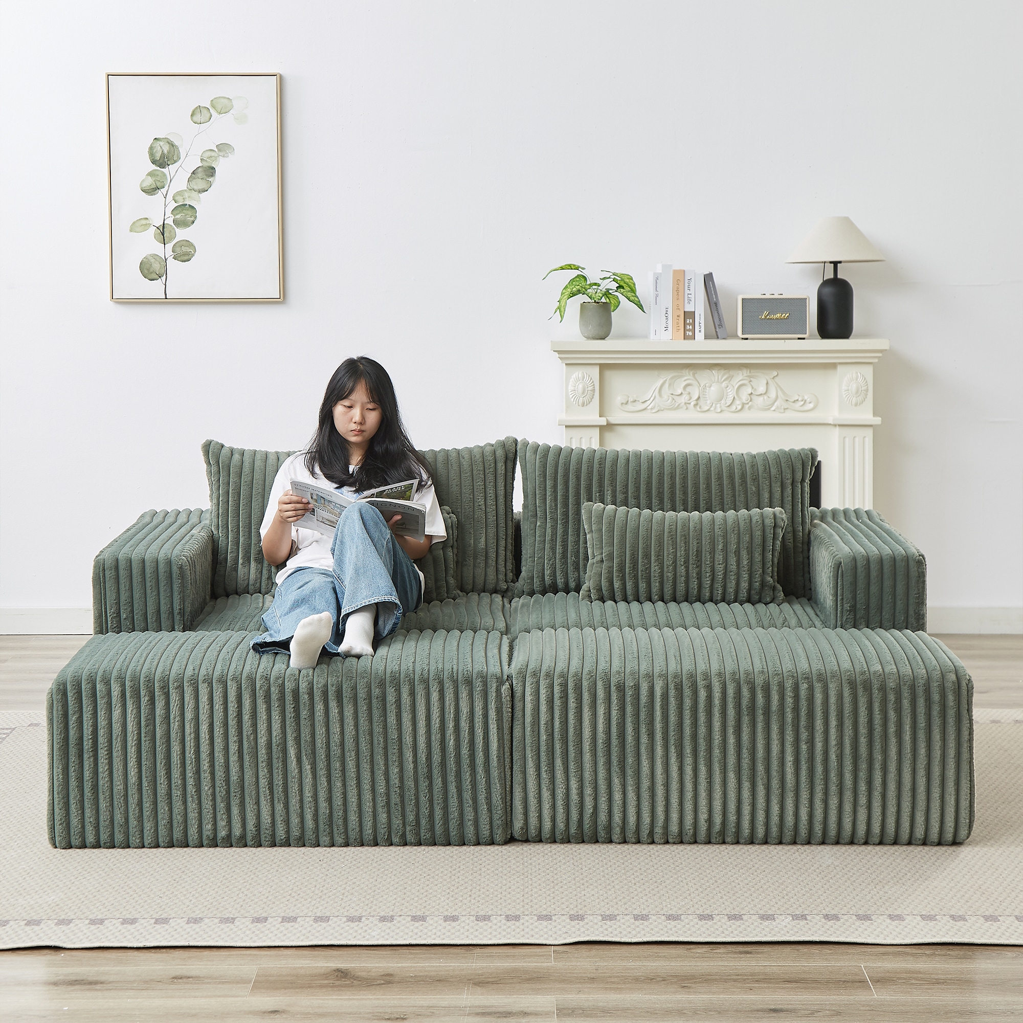 SINOFURN SYA020370GN Sofas-Loveseats - View #10