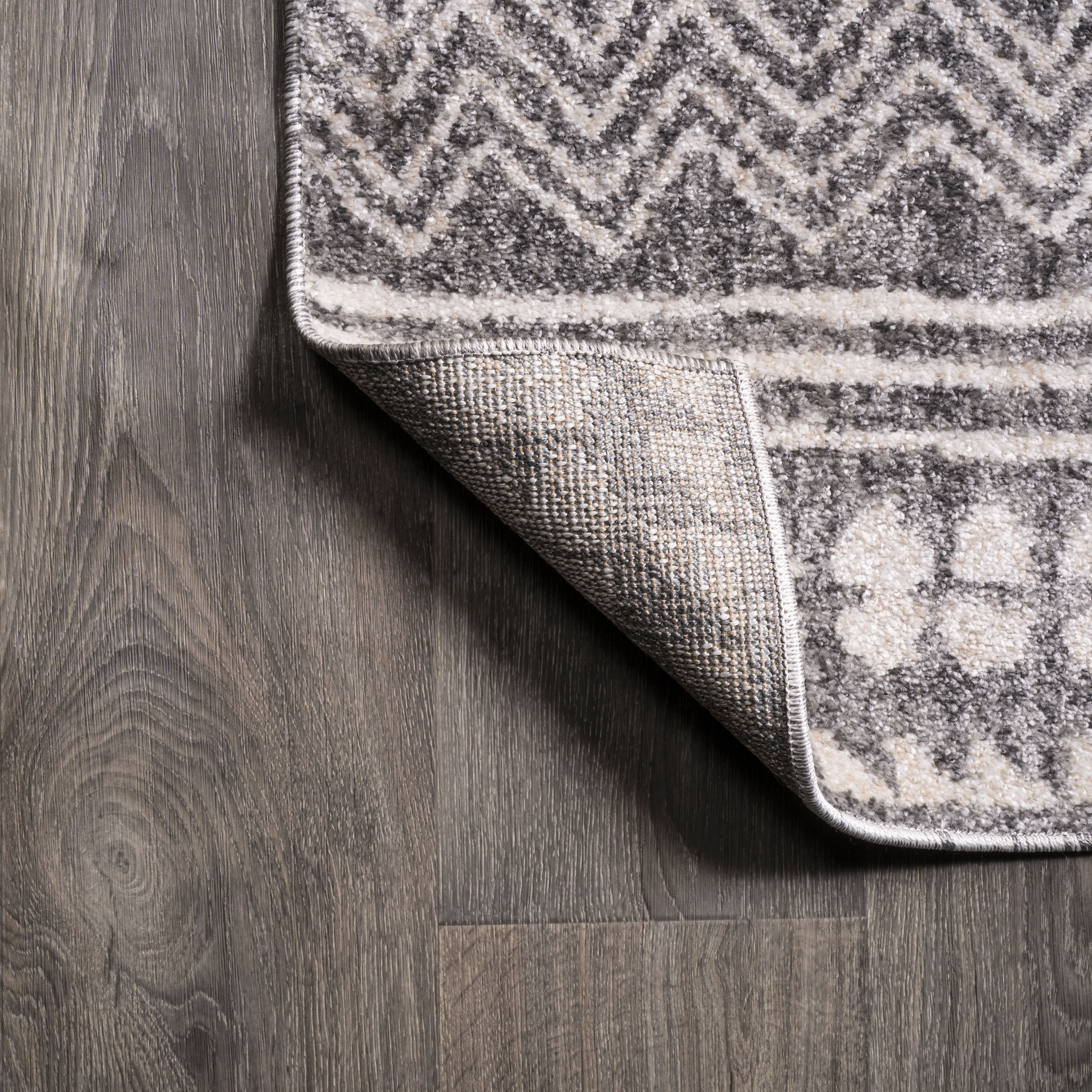 JONATHAN Y 2 X 8 Light Gray/Cream Indoor Southwestern Runner Rug in the ...