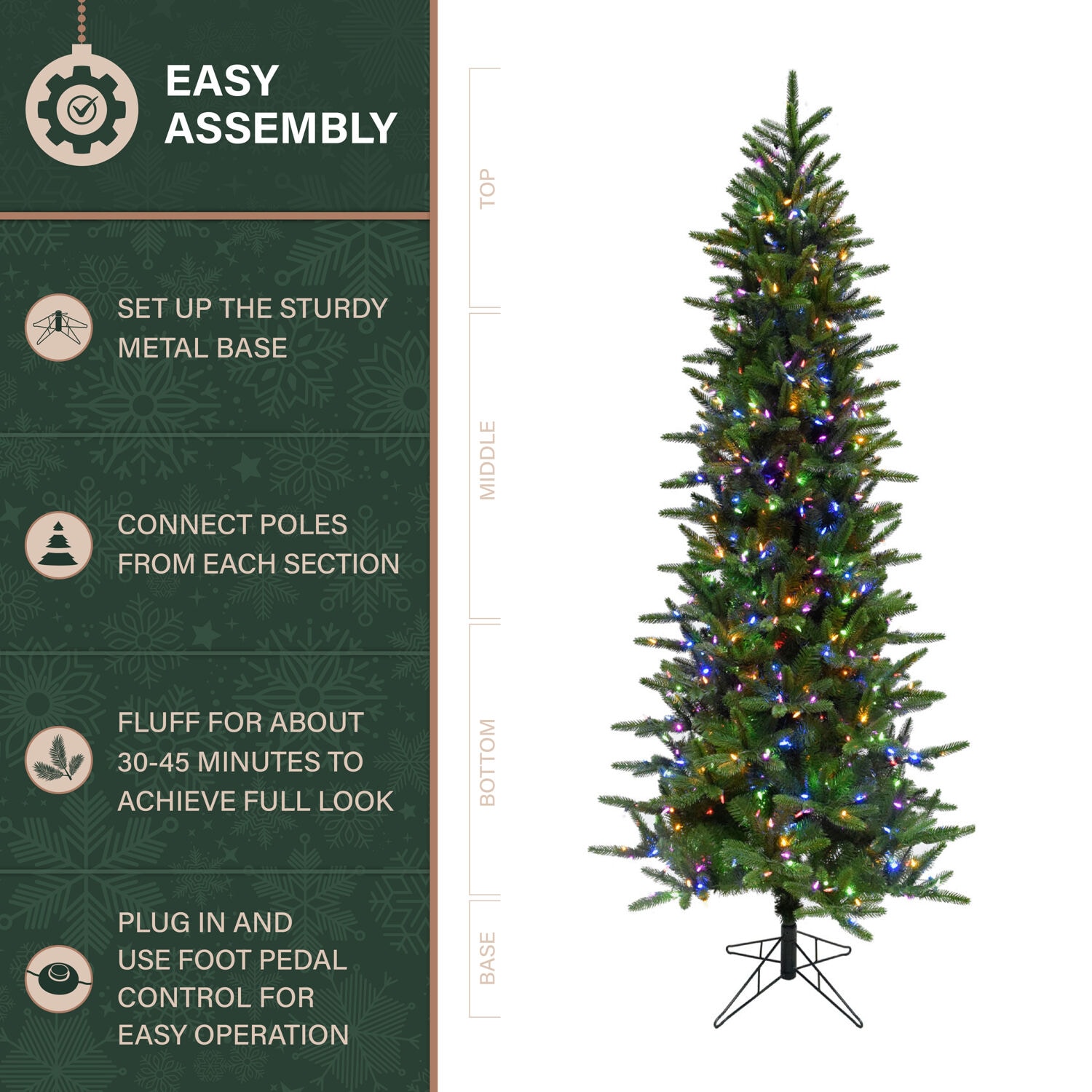 Fraser Hill Farm FFCP075-6GR Artificial-Christmas-Trees - View #3