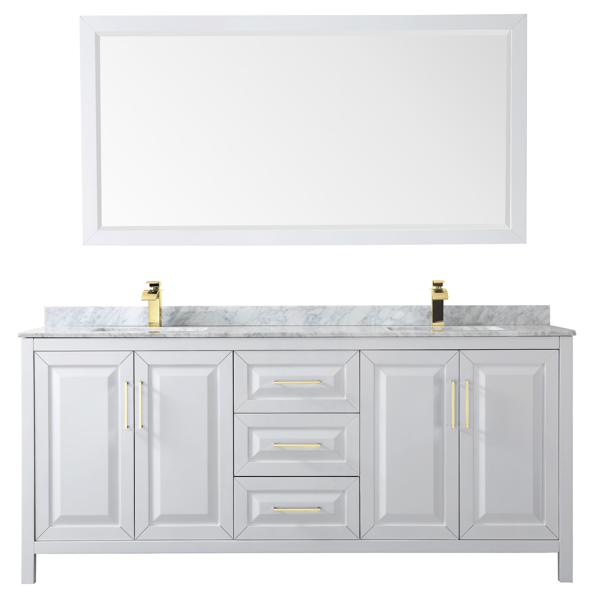 Wyndham Collection WCV252580DWGCMUNSM70 Bath-Vanity-Combo - View #3