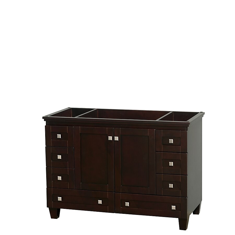 Wyndham Collection Acclaim 47-in Espresso Bathroom Vanity Cabinet Wyndham Collection Acclaim 47-in Espresso Bathroom Vanity Cabinet