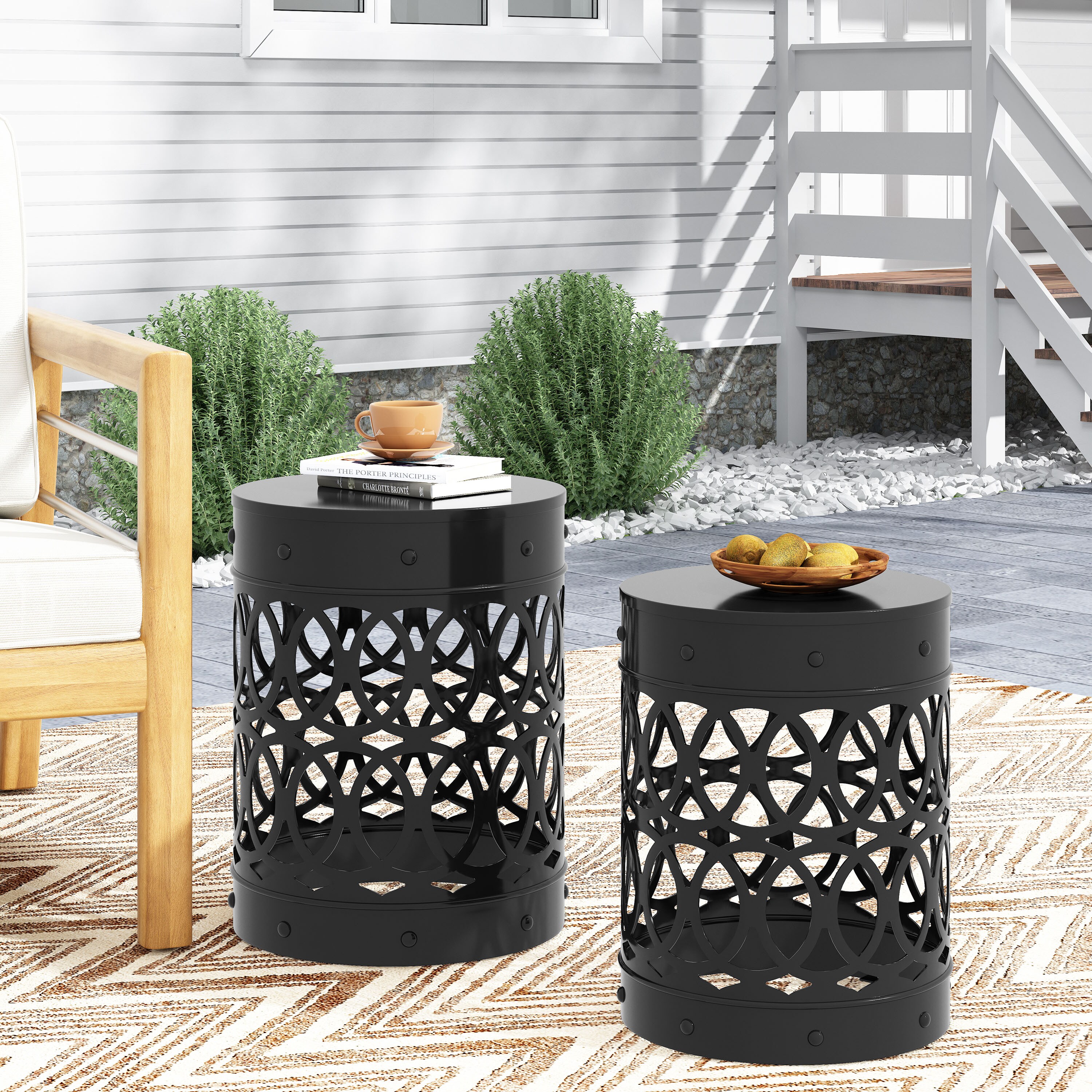 ModernLuxe L3P-73606.00BLK End-Tables - View #3