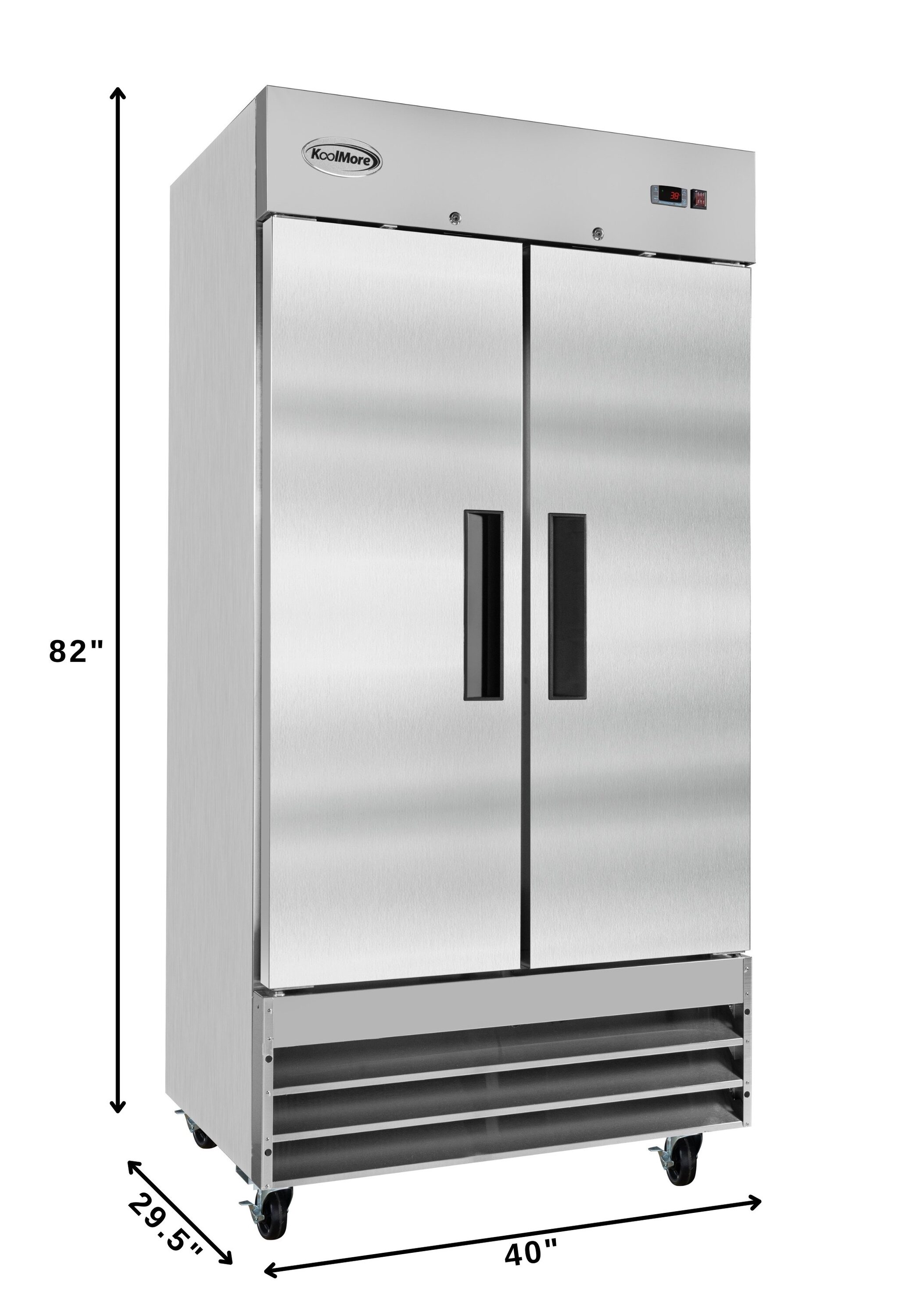 KoolMore RIR-2D-SS35C Commercial-Refrigerators - View #6