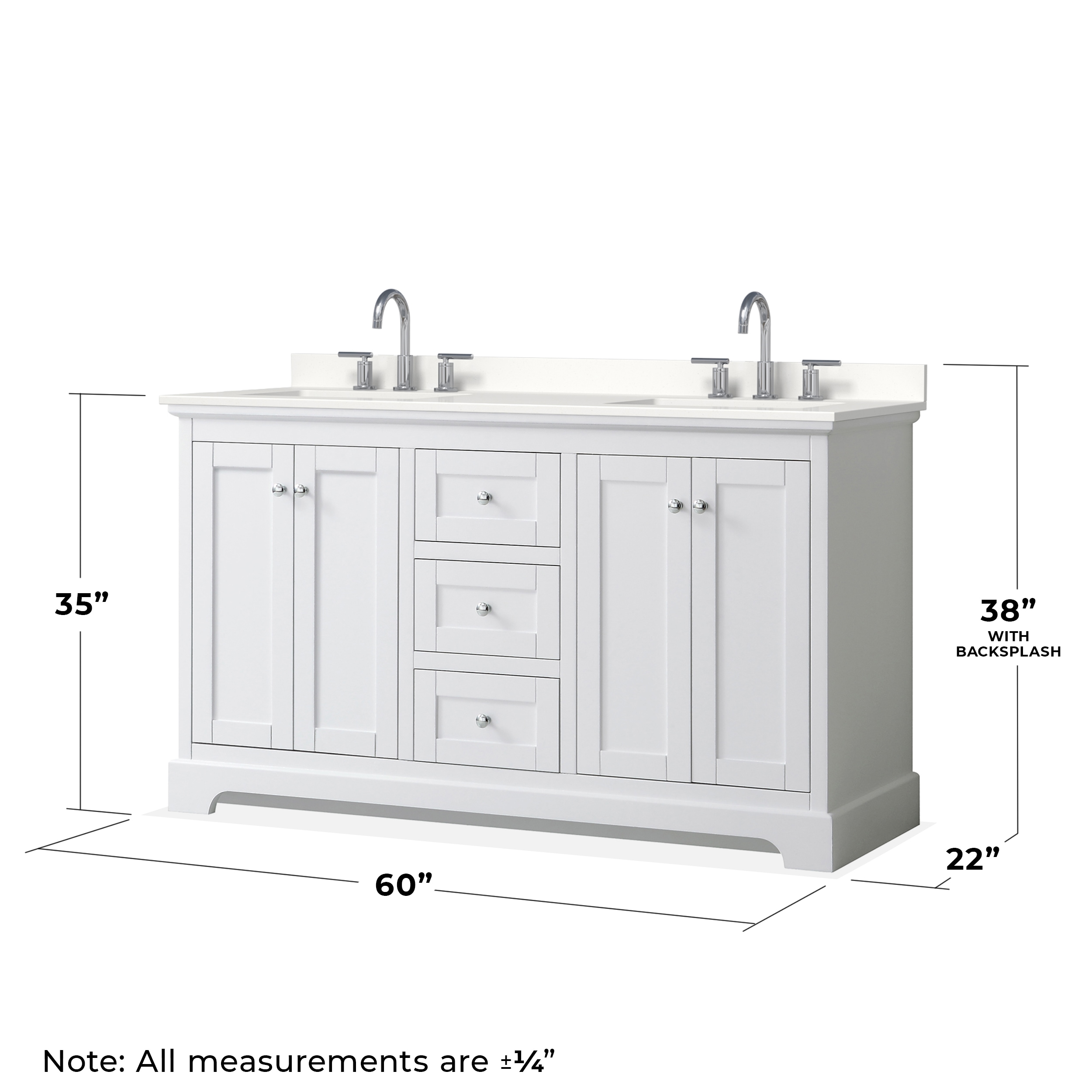 Wyndham Collection WCV232360DWHWQUS3M58 Bath-Vanity-Combo - View #6