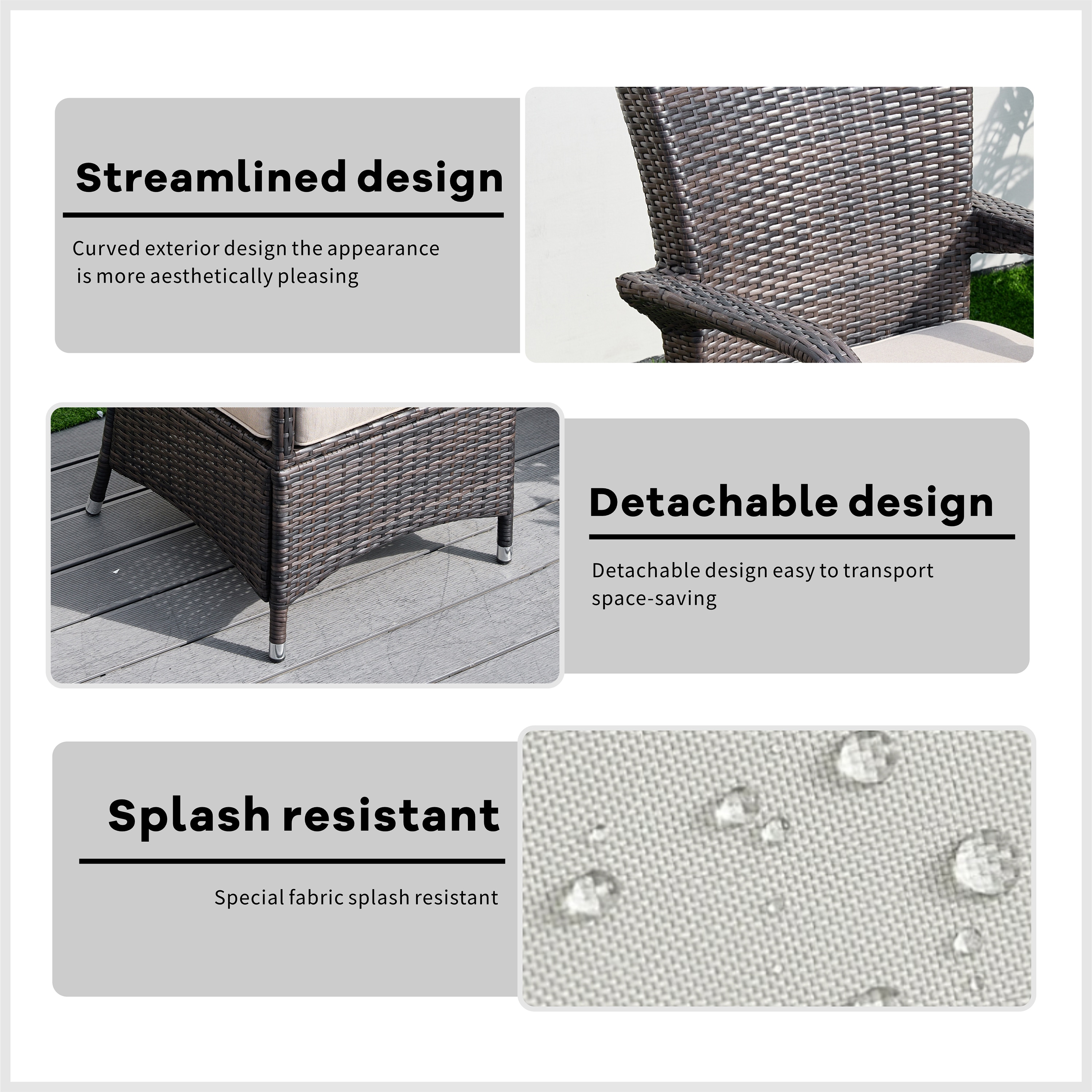 Moda Furnishings 2170-1123-BR Patio-Conversation-Sets - View #8