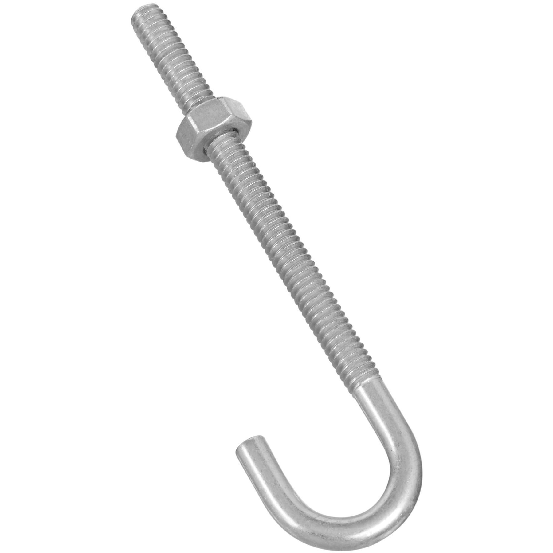 National Hardware 3/16-in Zinc-Plated Coarse Thread J-Bolt in the Specialty  Bolts department at