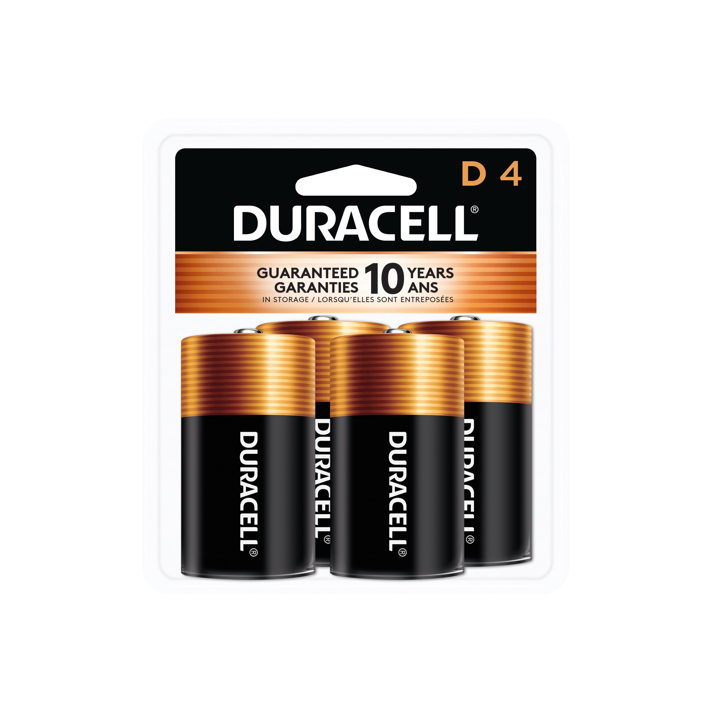 Duracell Coppertop 9V Battery, Long Lasting Batteries, 4 Pack