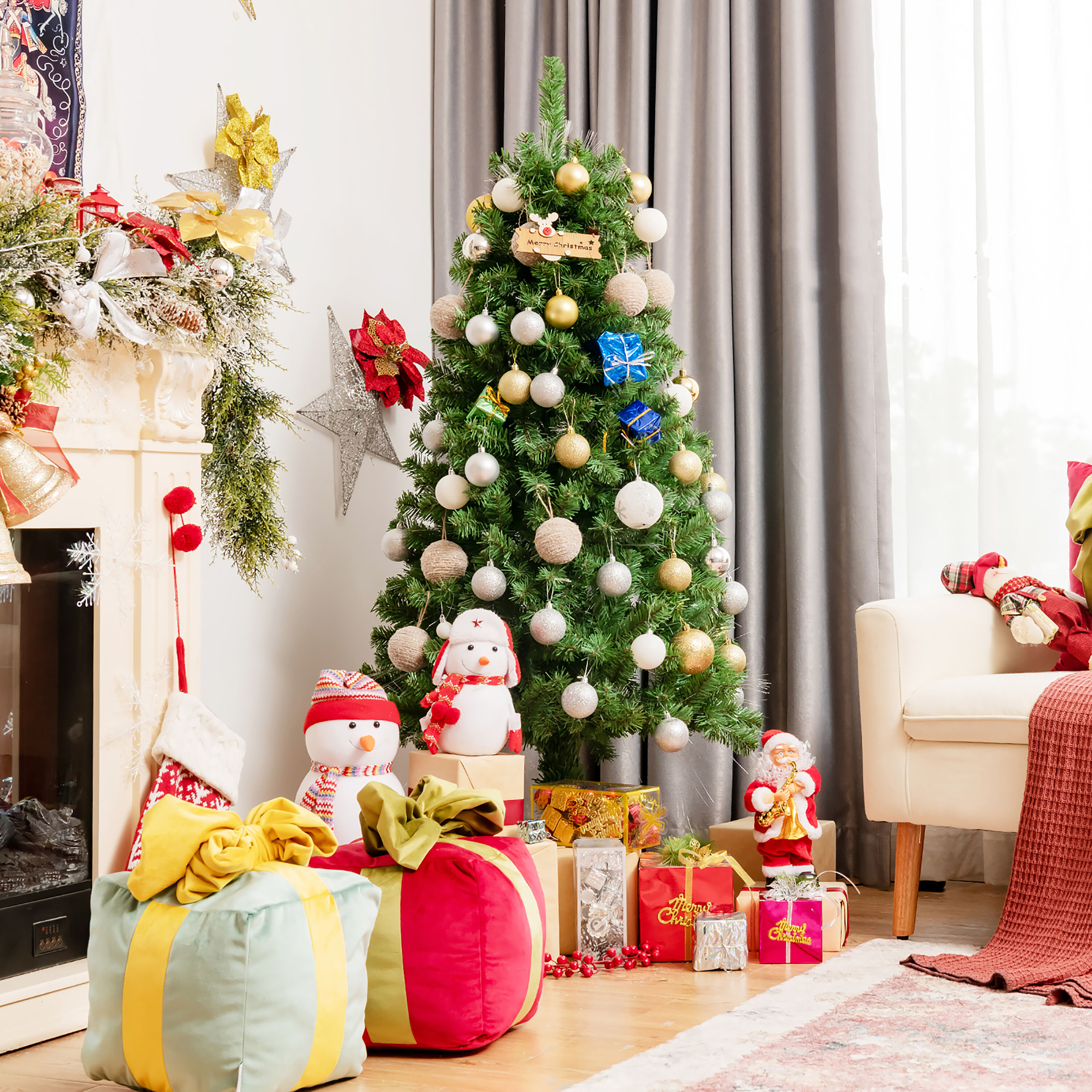 Costway CM23731US Artificial-Christmas-Trees - View #6