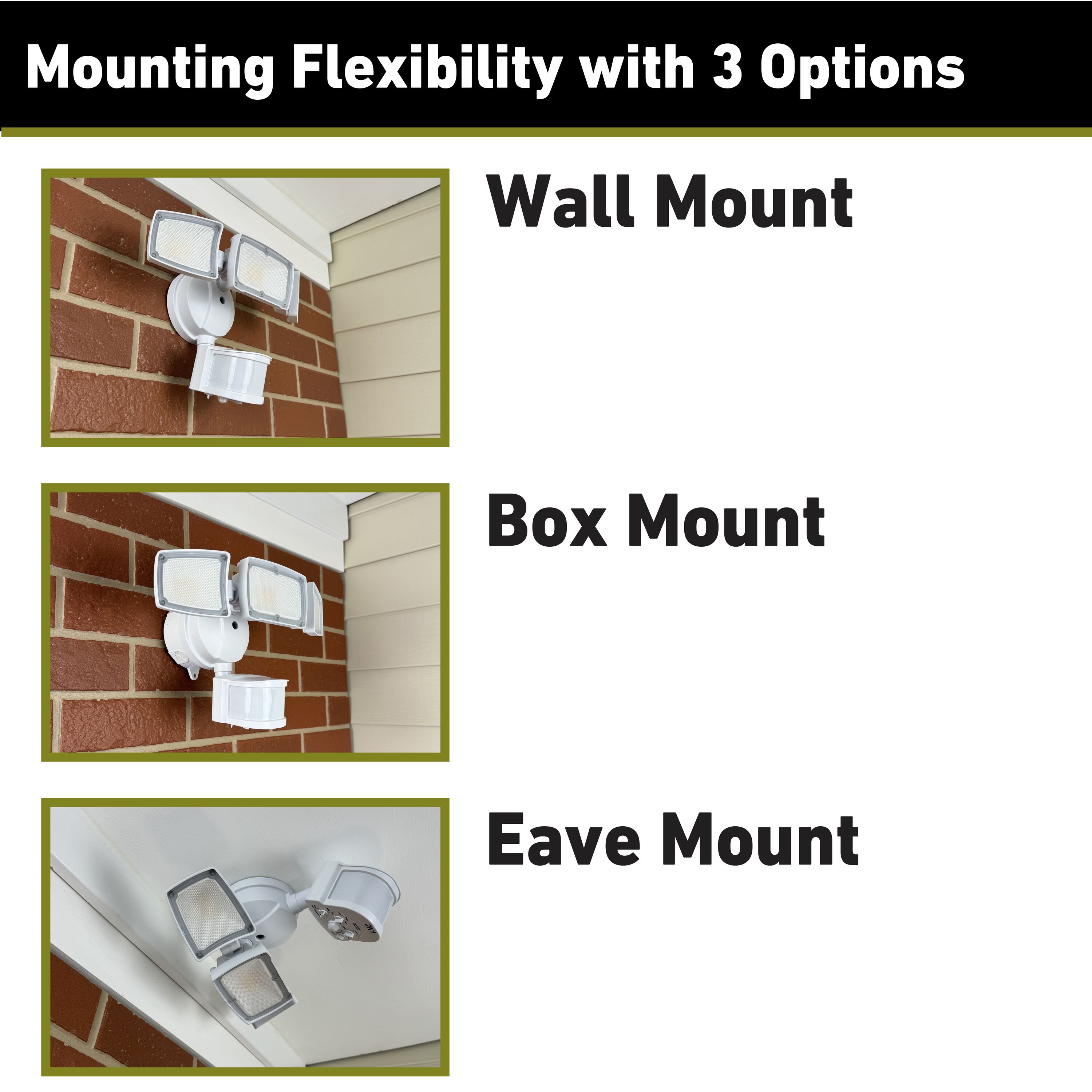 Good Earth Lighting SE1293-WH3-02LF0-G Motion-Activated-Floodlights - View #11