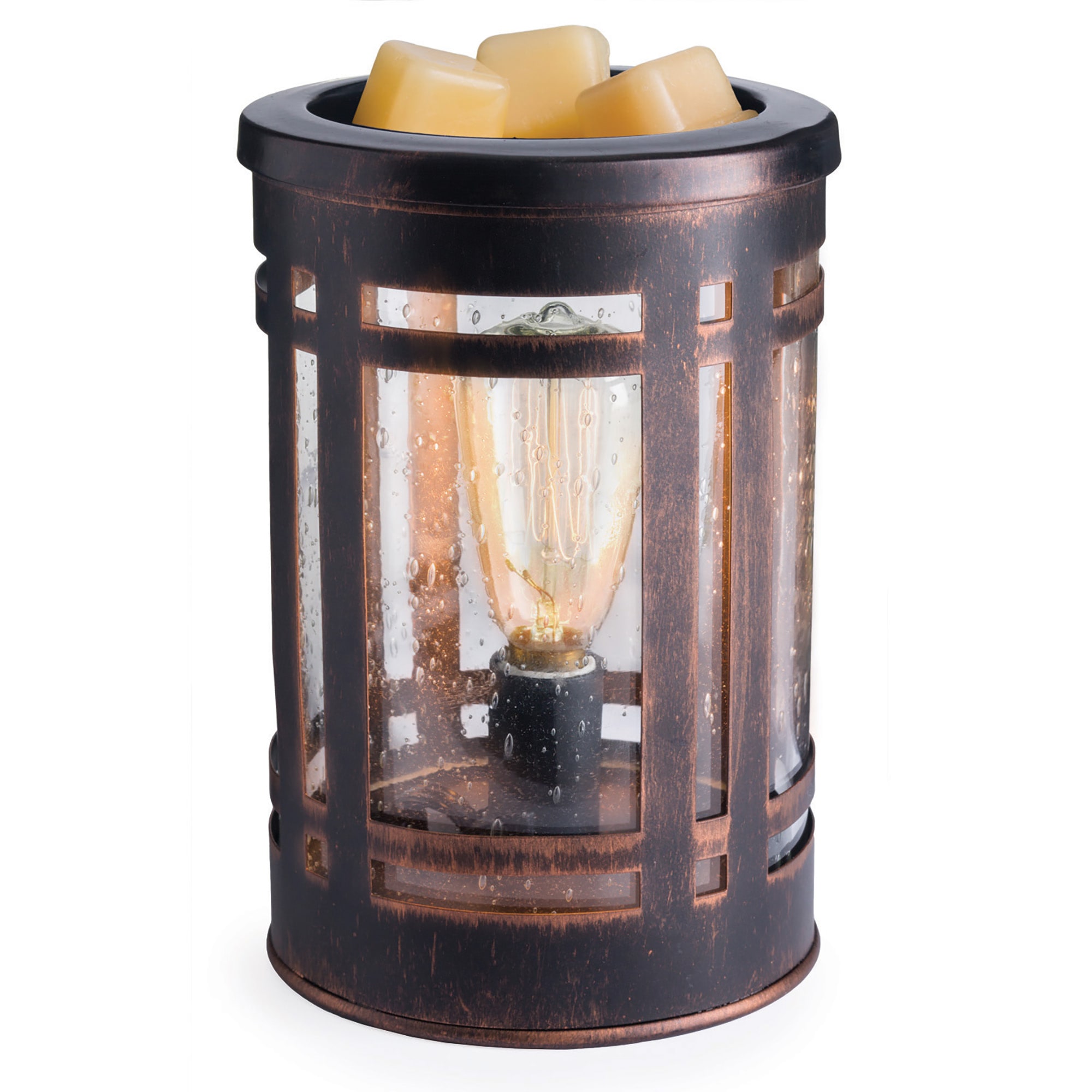 Candle Warmers Etc Fragrance Warmer, Edison Bulb Illumination, Mission