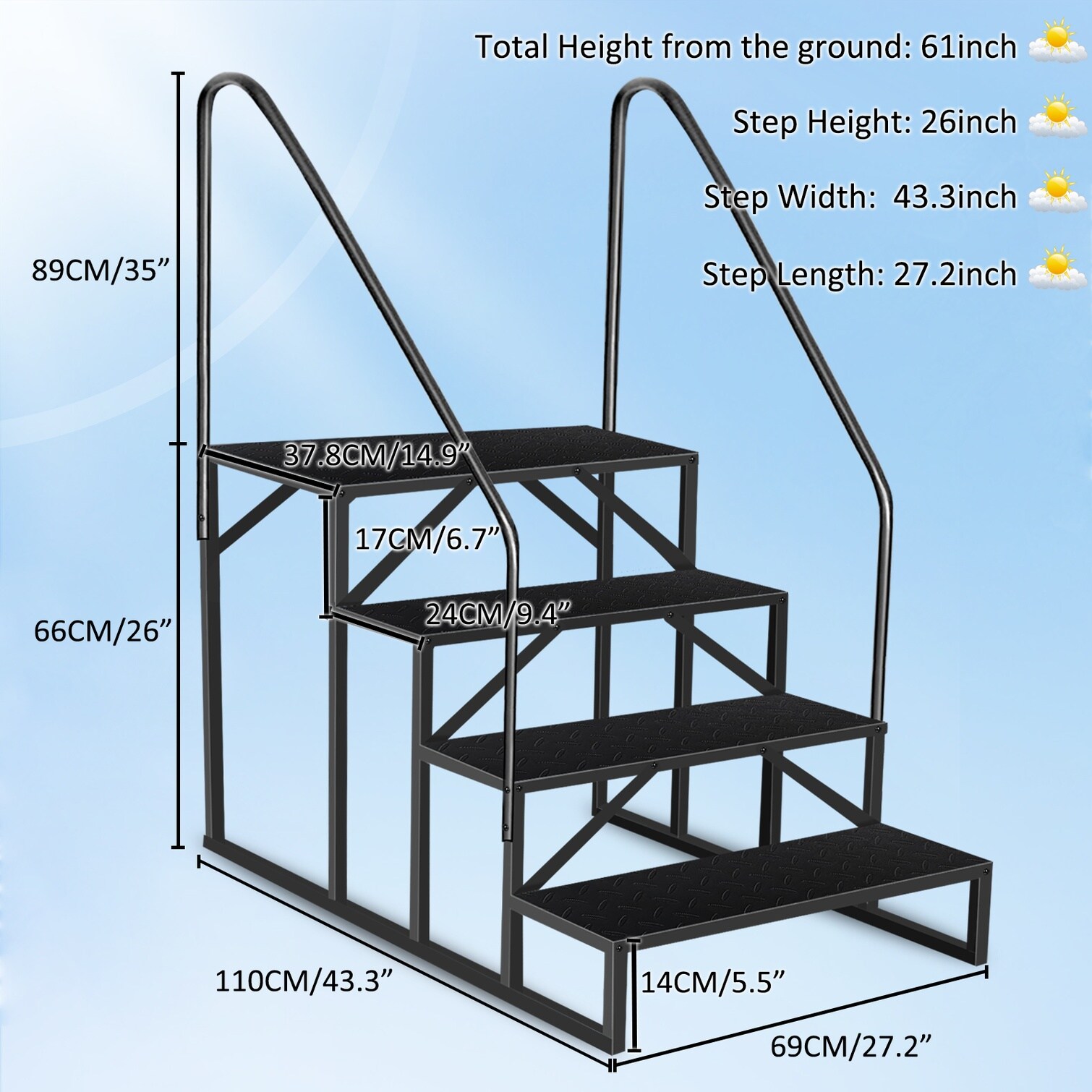 BBabe A7J42014NPXJ Multiposition-Ladders - View #7