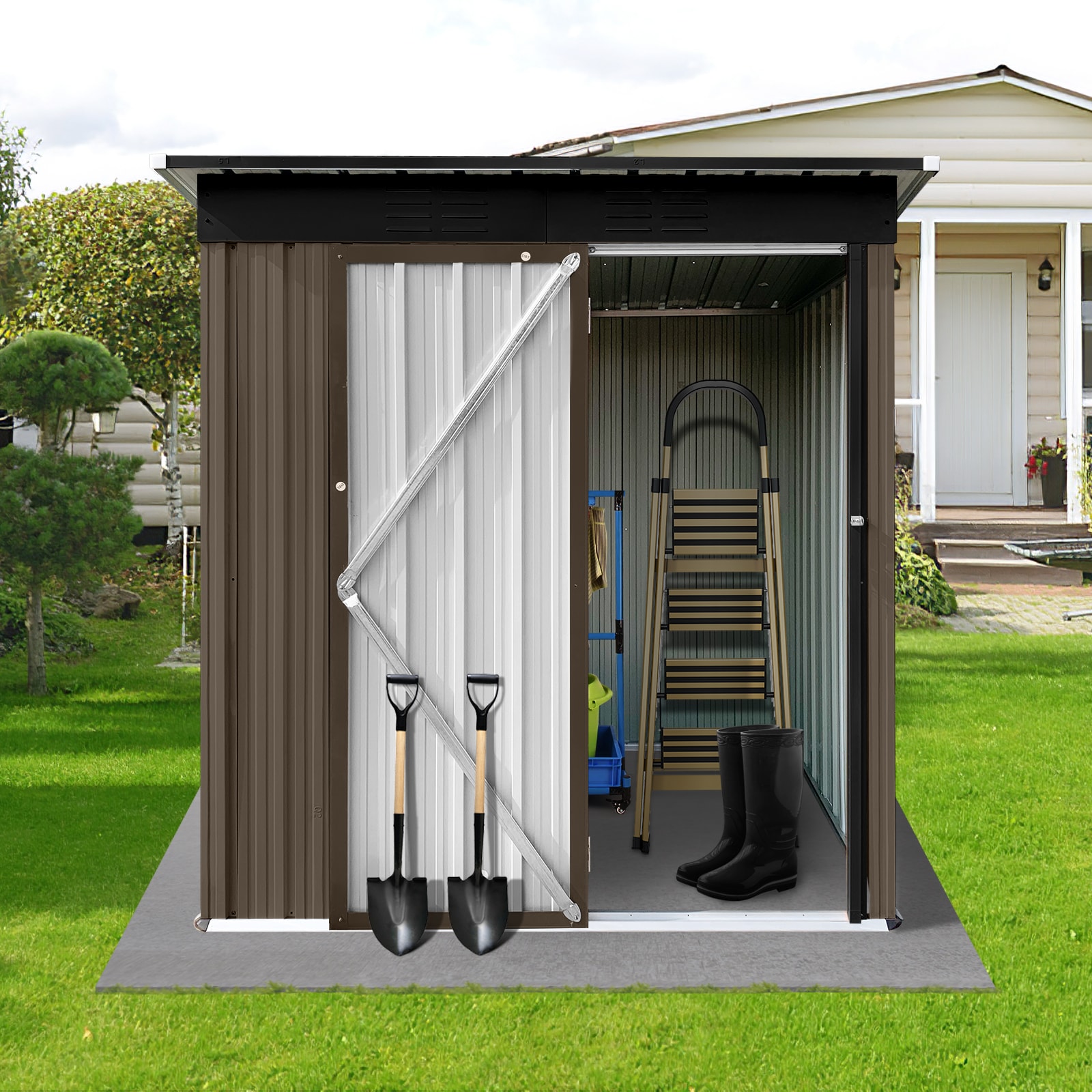 Flynama V-113462 Metal-Storage-Buildings-Sheds - View #6