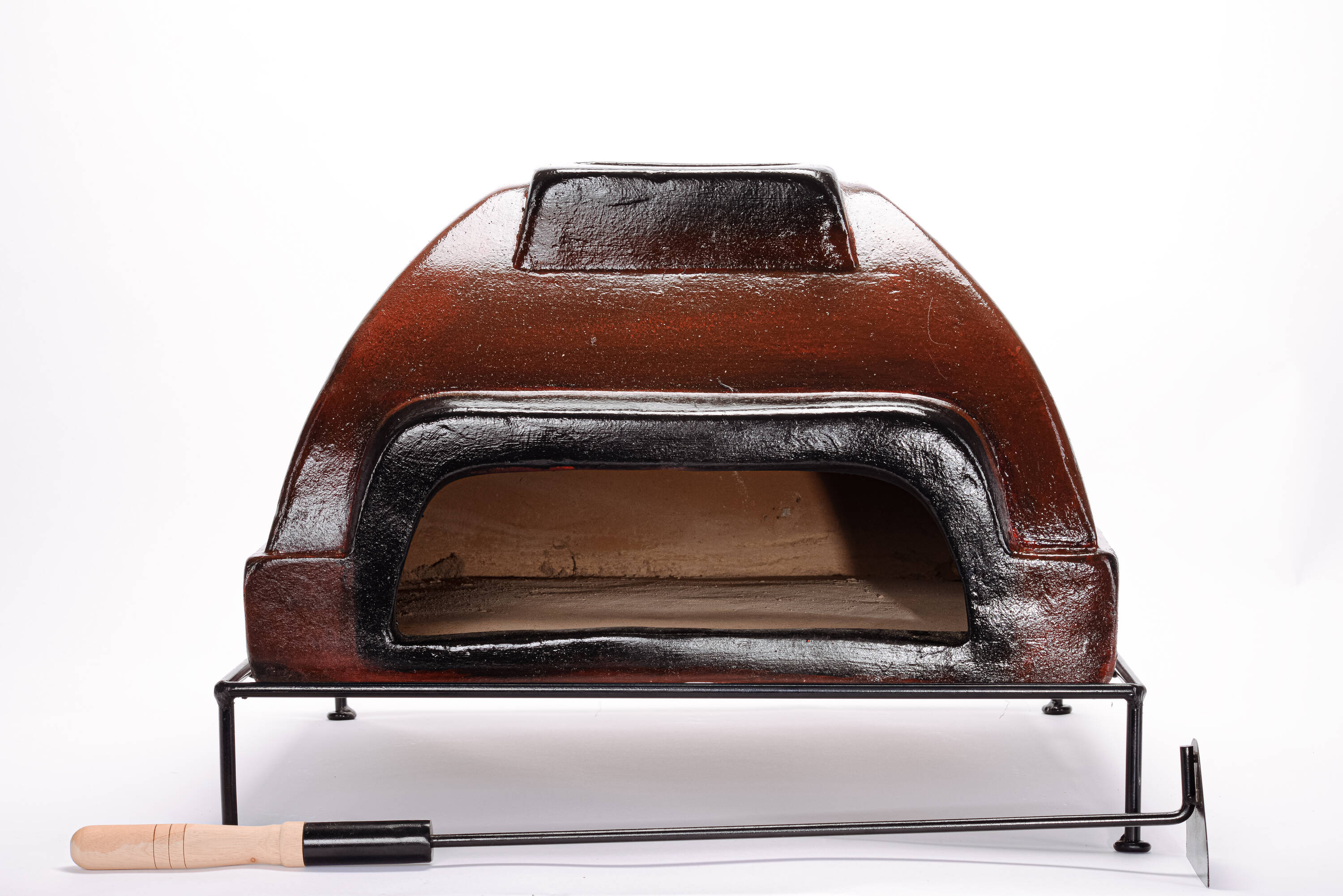 Evergreen 47M5442 Etna-Wine Talavera Tile Pizza Oven Brick Hearth Wood-fired Outdoor Pizza Oven