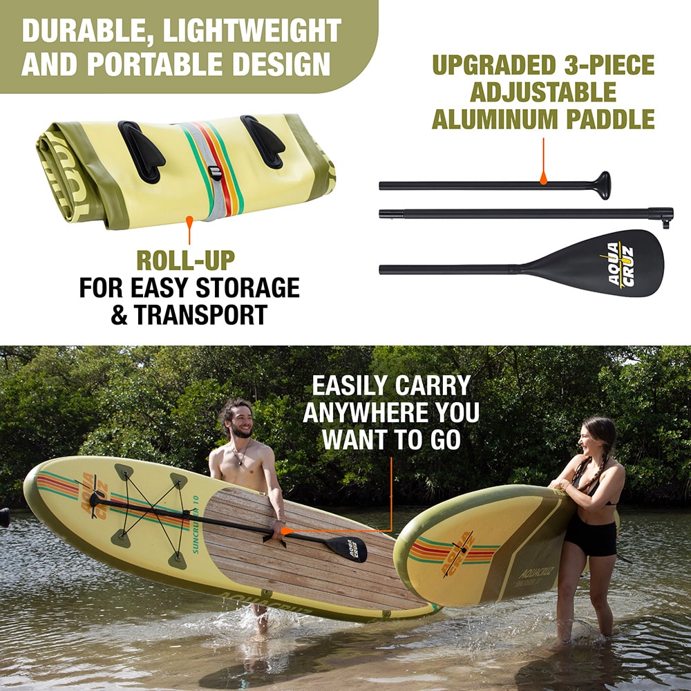 MD Sports Aqua Cruz Suncruzer 10 ft. Stand Up Paddle Board 10-ft ...