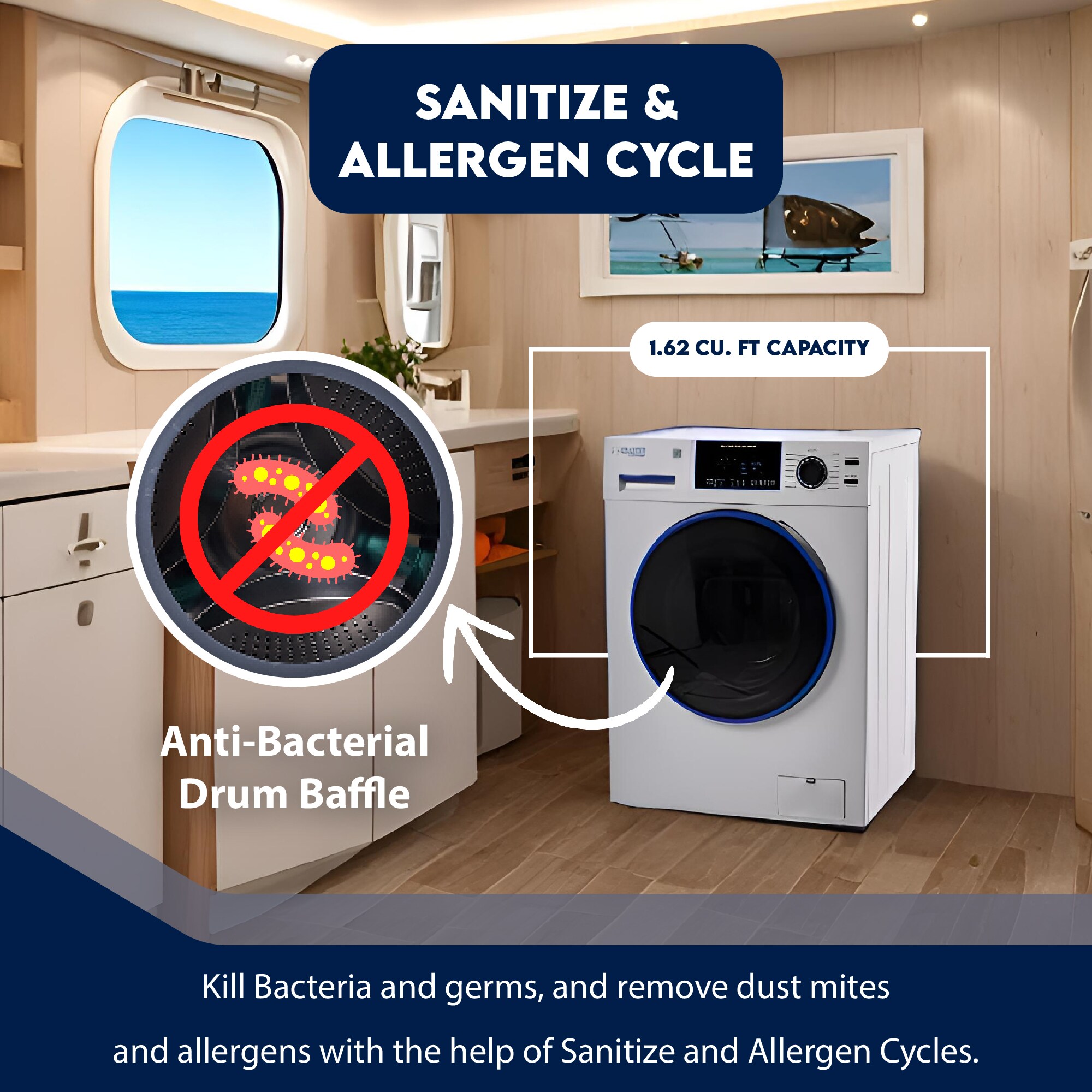 Equator Advanced Appliances EZ 4650 CV MARINE Combination-Washers-Dryers - View #19