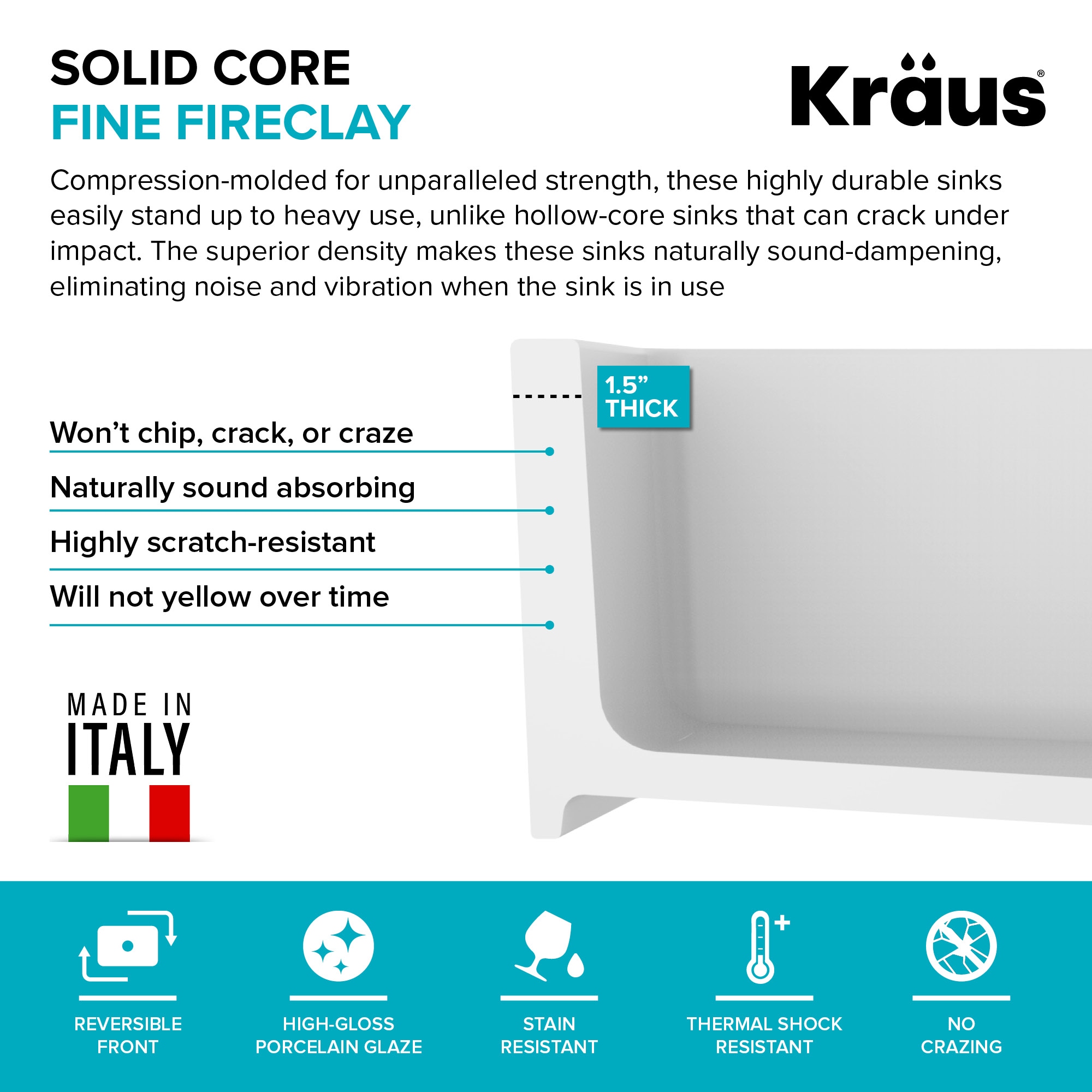 Kraus KFR1-33MGR Kitchen-Sinks - View #10