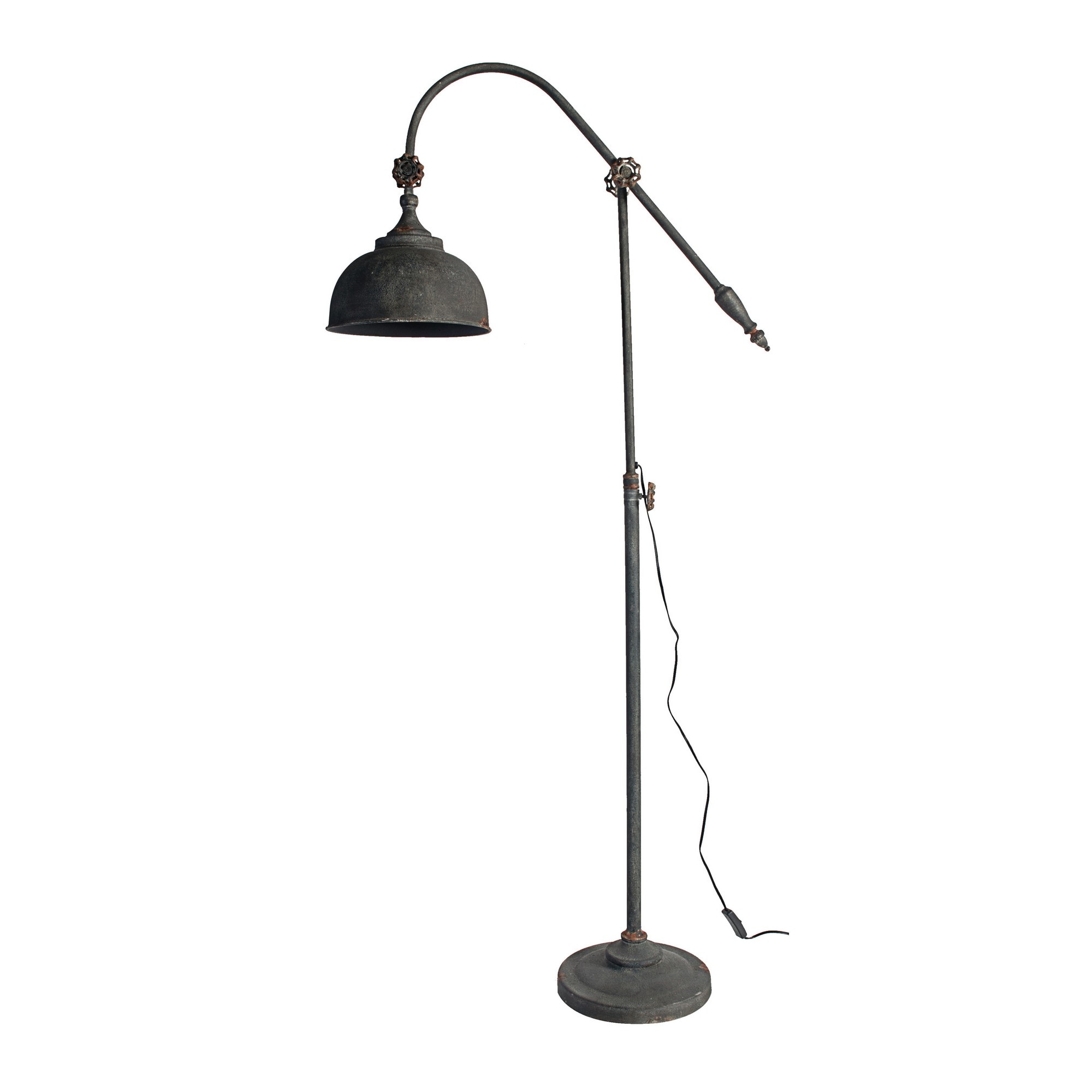 Benzara BM285020 66.5-Inches Black Standard Floor Lamp with No shade Shade