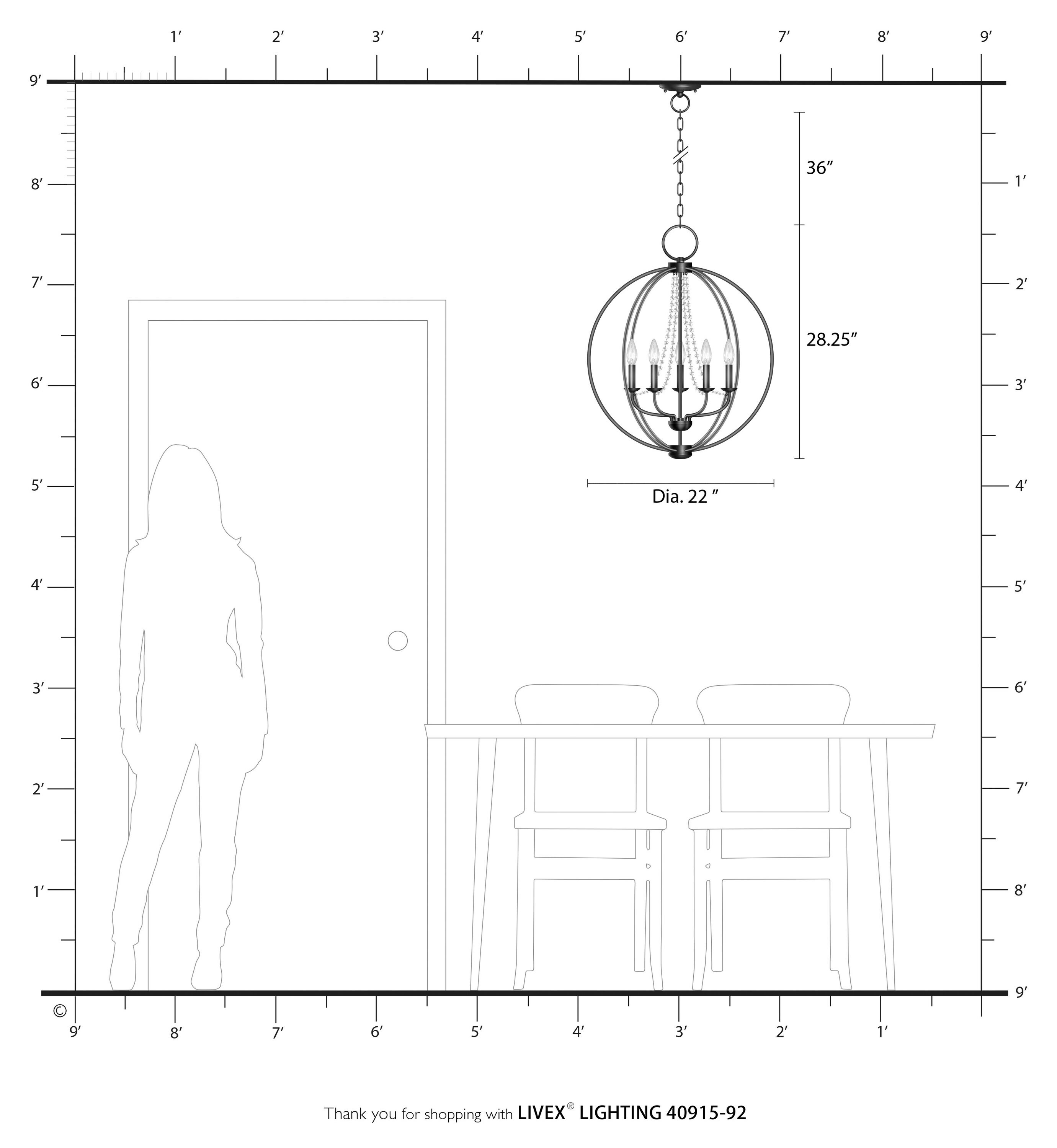 Livex Lighting 40915-92 b090015 - View #5