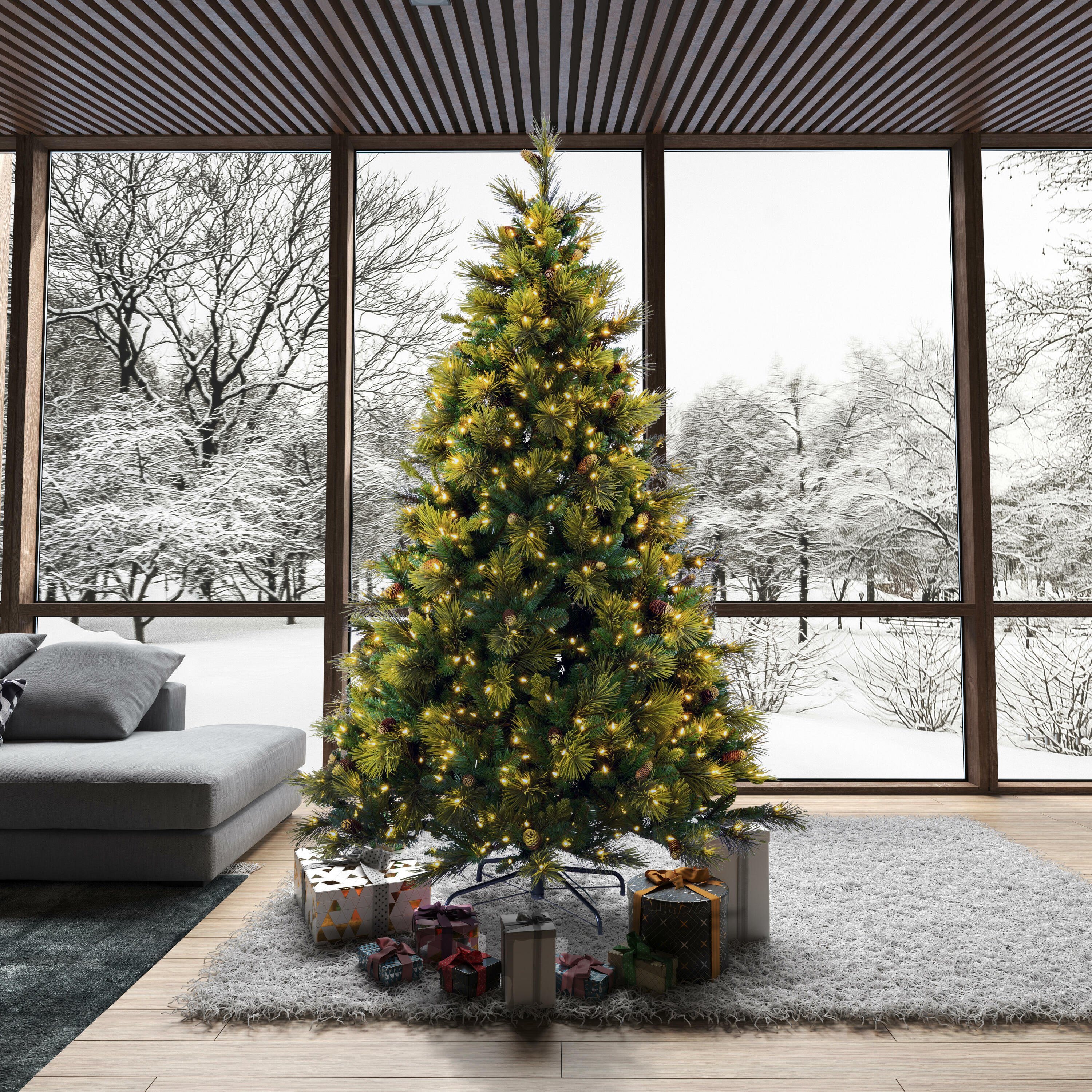 Vickerman DT210581LED Artificial-Christmas-Trees - View #5
