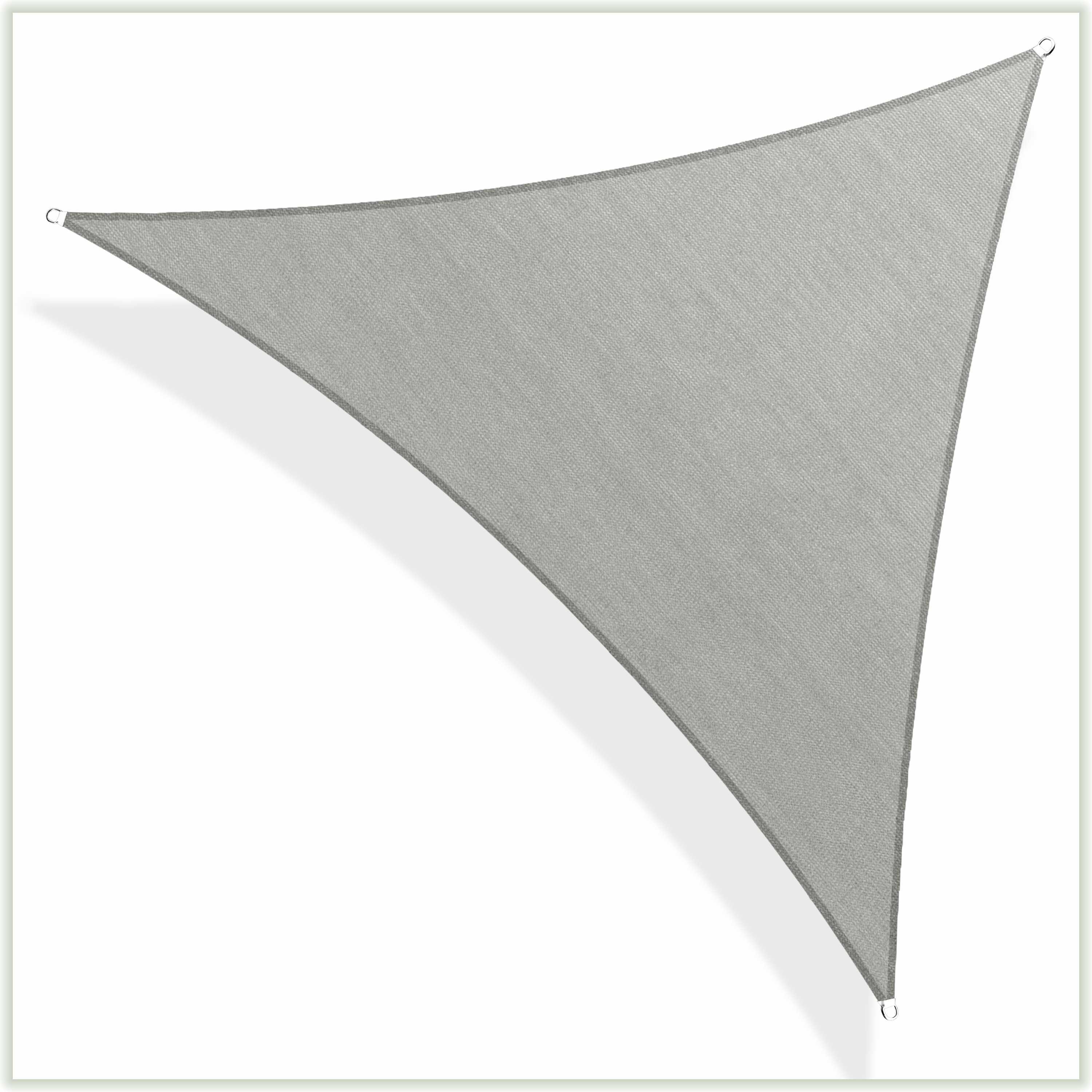 ColourTree Shade Sail Fabric 32-ft x 32-ft Gray Shade Sail with ...