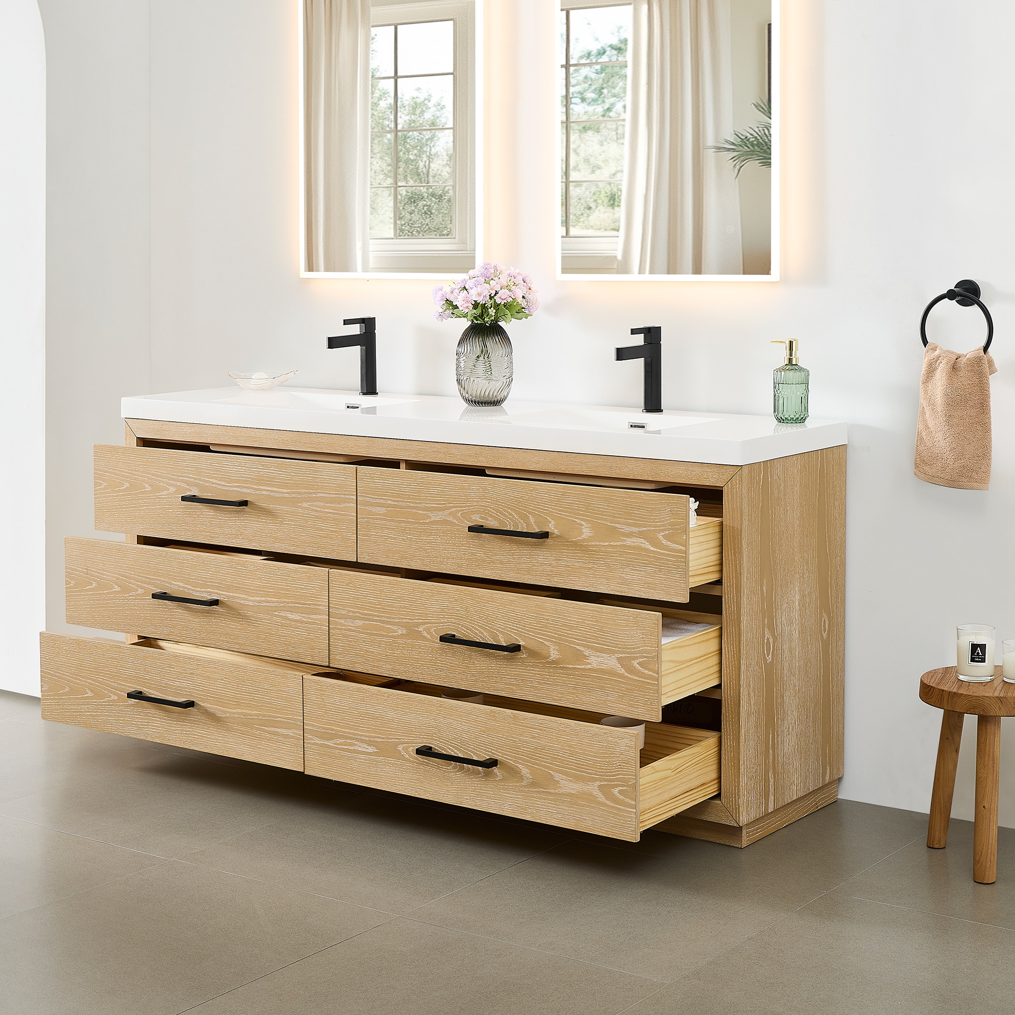 Altair 579072-WO-WH-NM Bath-Vanity-Combo - View #4