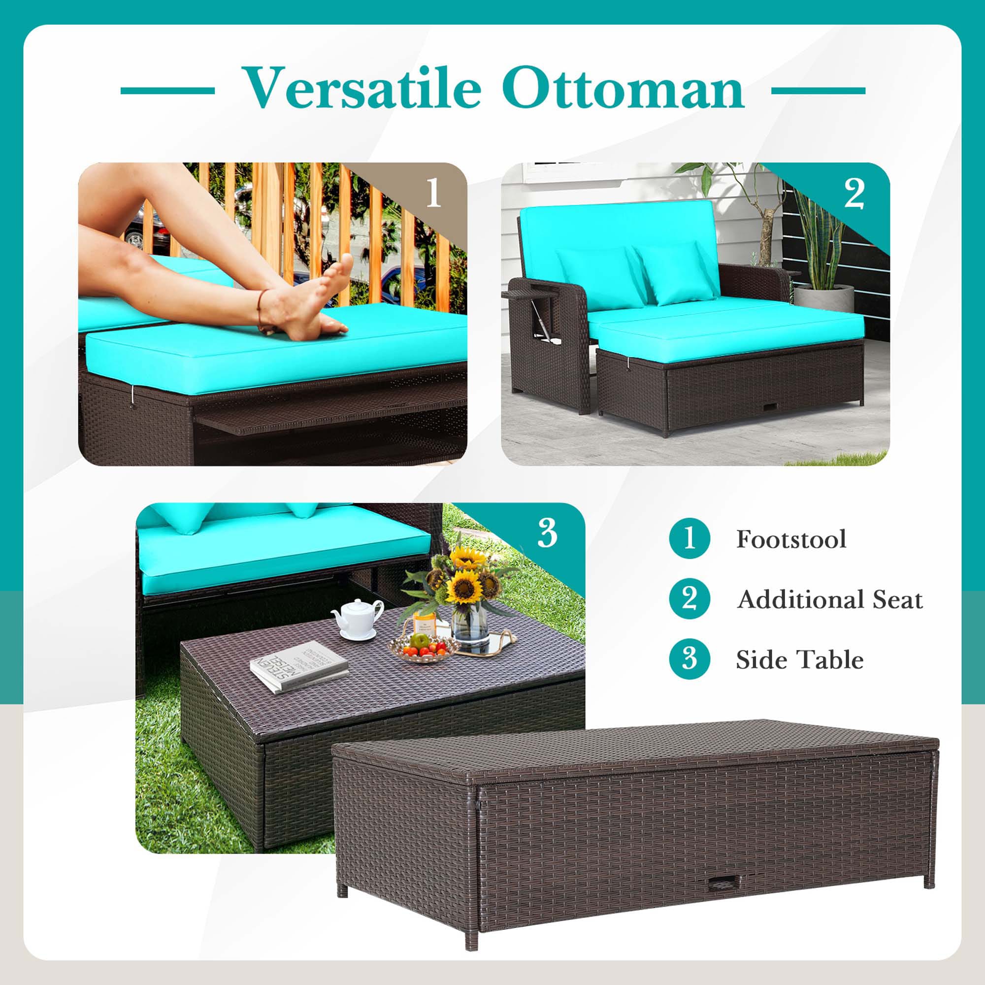 Costway LWS00034 Patio-Sofas-Daybeds - View #5