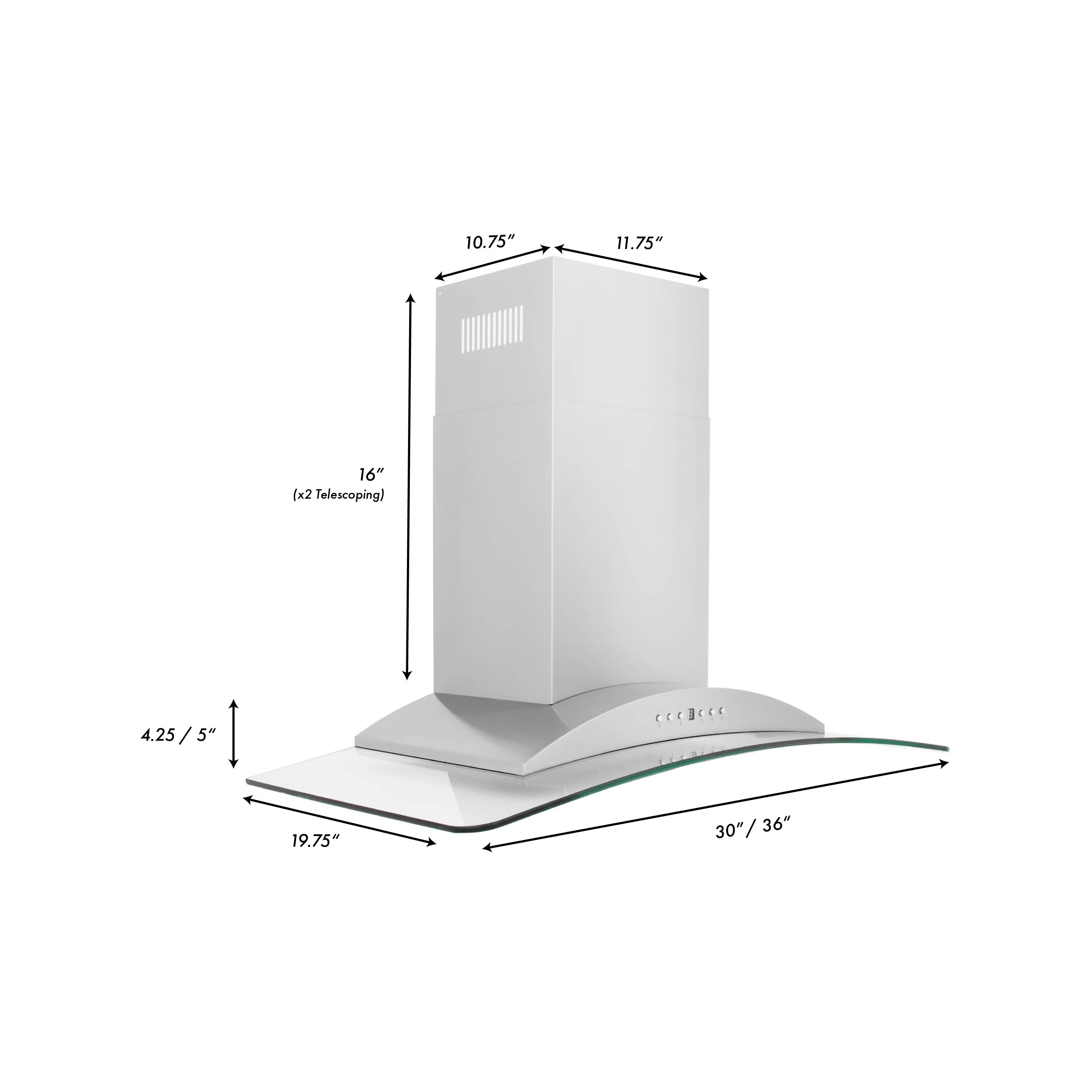 ZLINE KITCHEN & BATH KN-36 Wall-Mounted-Range-Hoods - View #11