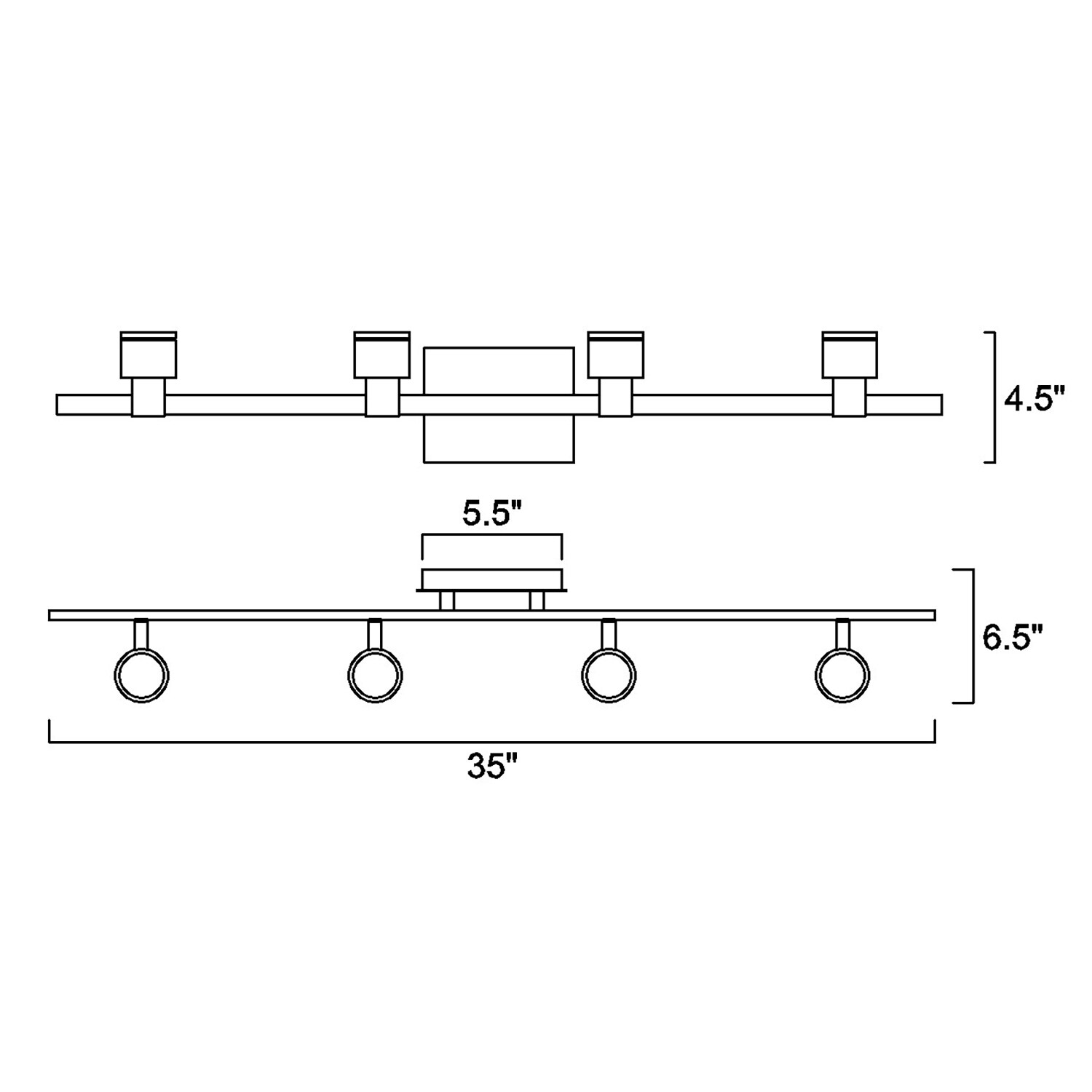 Edvivi EW3185BK Linear-Track-Kits - View #6