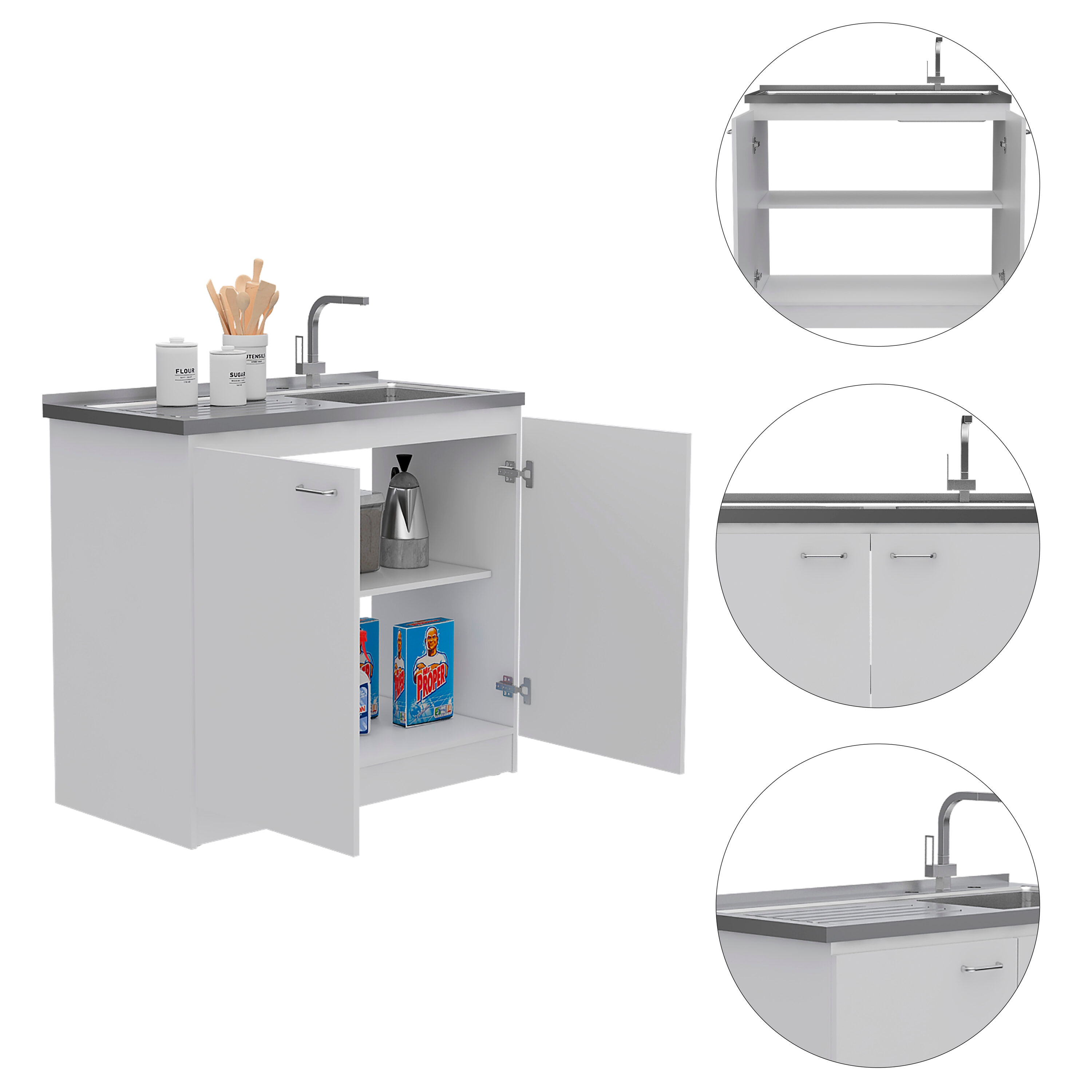 LUXEYARD DS-X-316CBNIT283 Laundry-Tubs-Utility-Sinks - View #3
