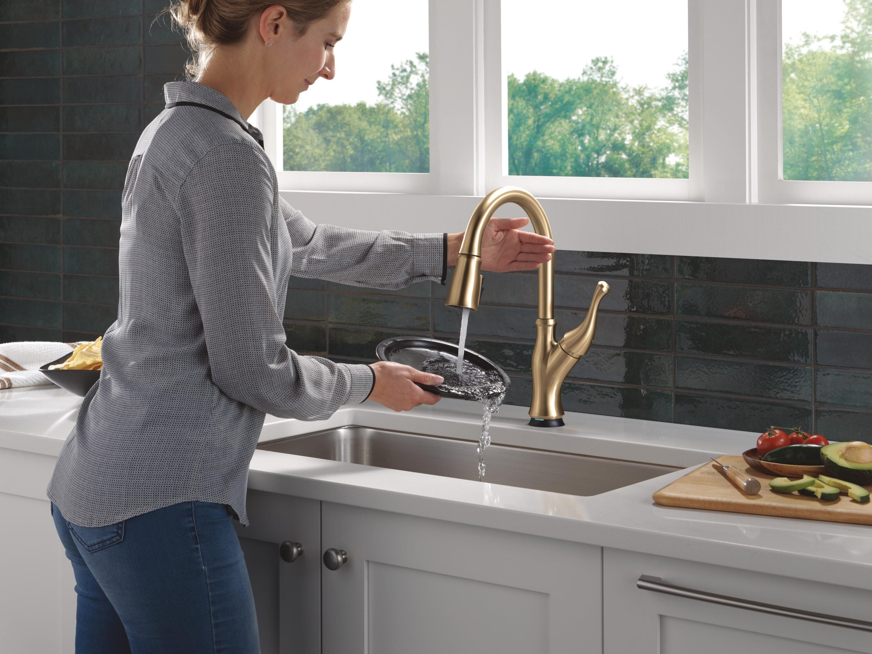 Delta 19888TLZ-CZ-DST Kitchen-Faucets - View #10