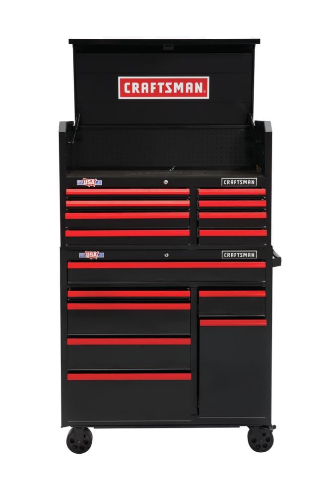 Craftsman 2000 Series 26 In W X H 4 Drawer Steel Tool Chest Black In