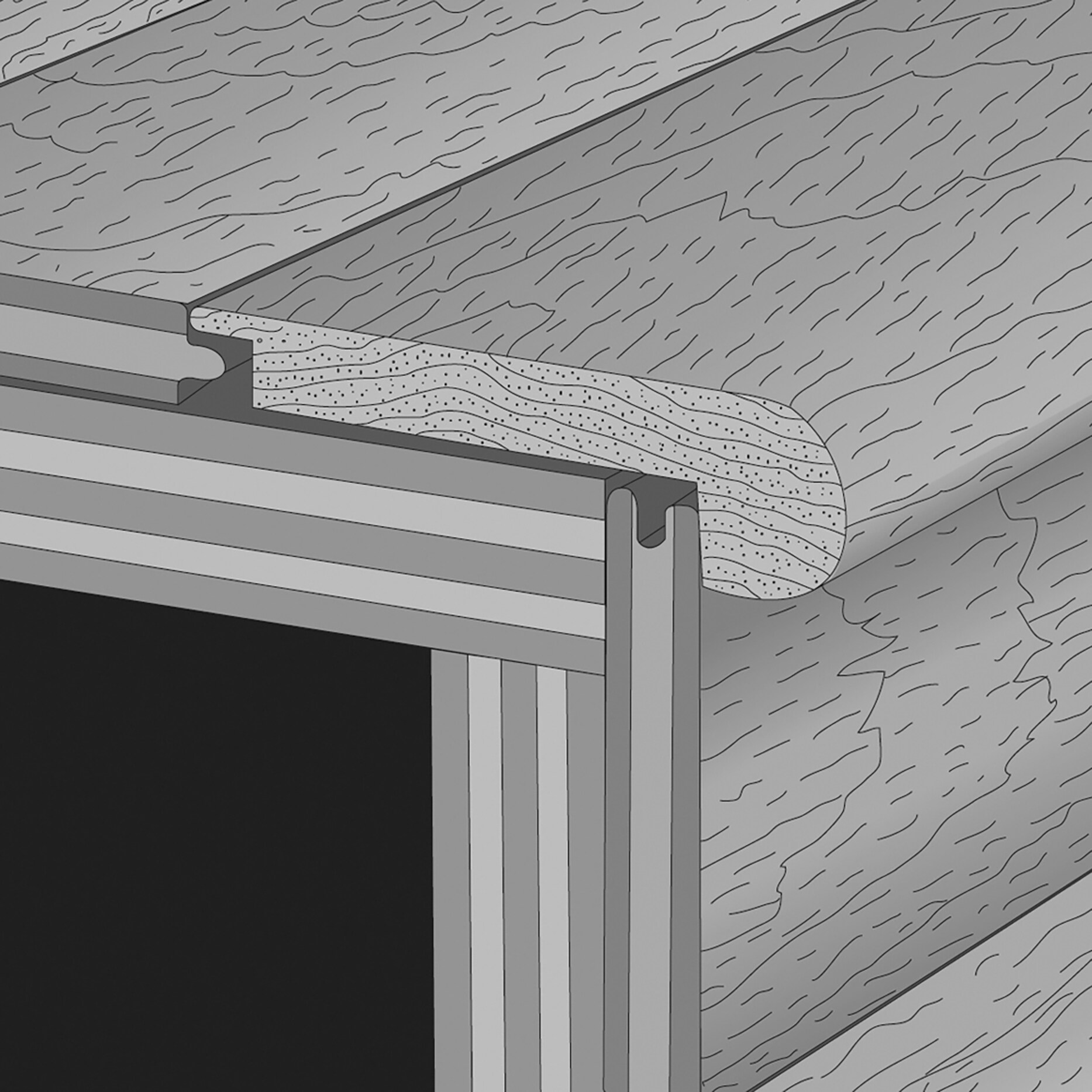 Bruce TS3WK678LW Floor-Moulding - View #2