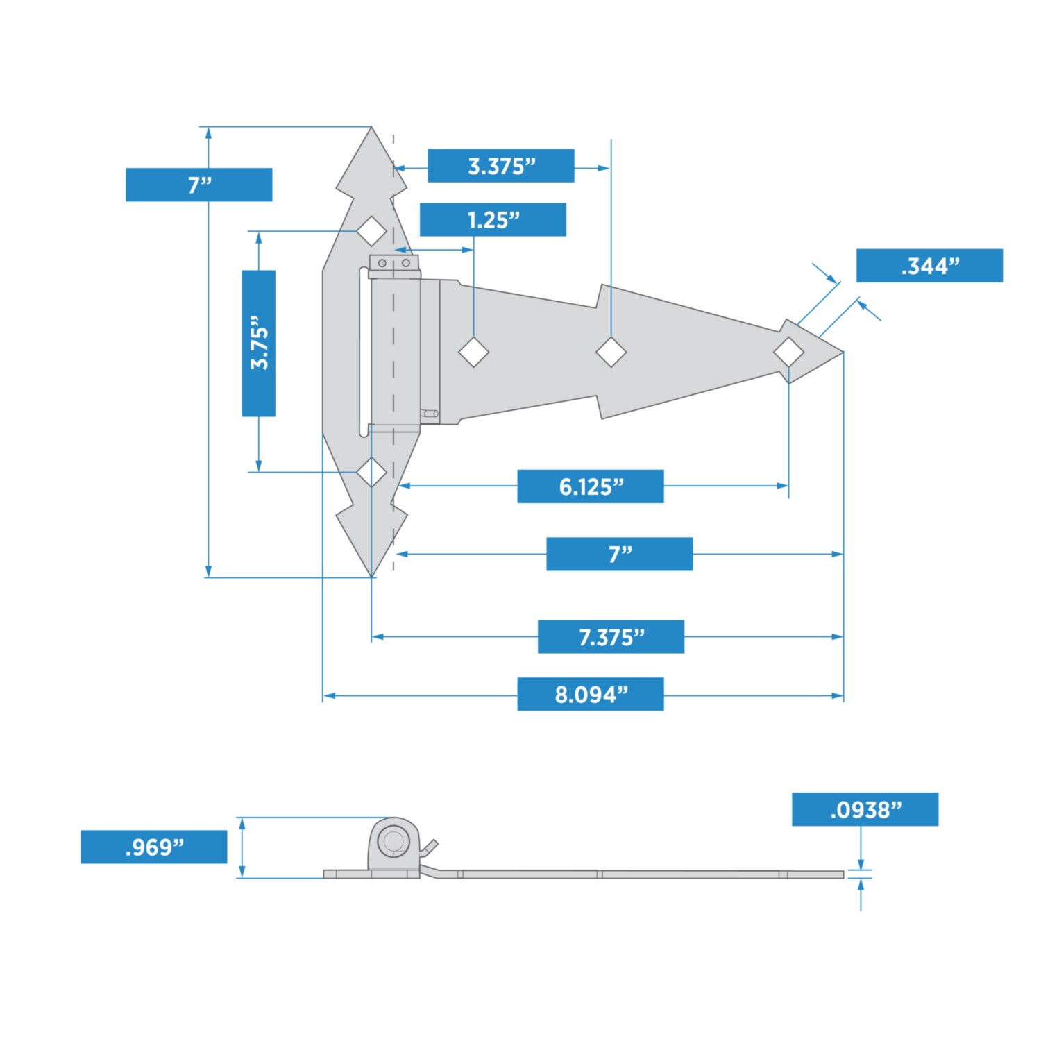 National Hardware N109-031 Gate-Hardware - View #7