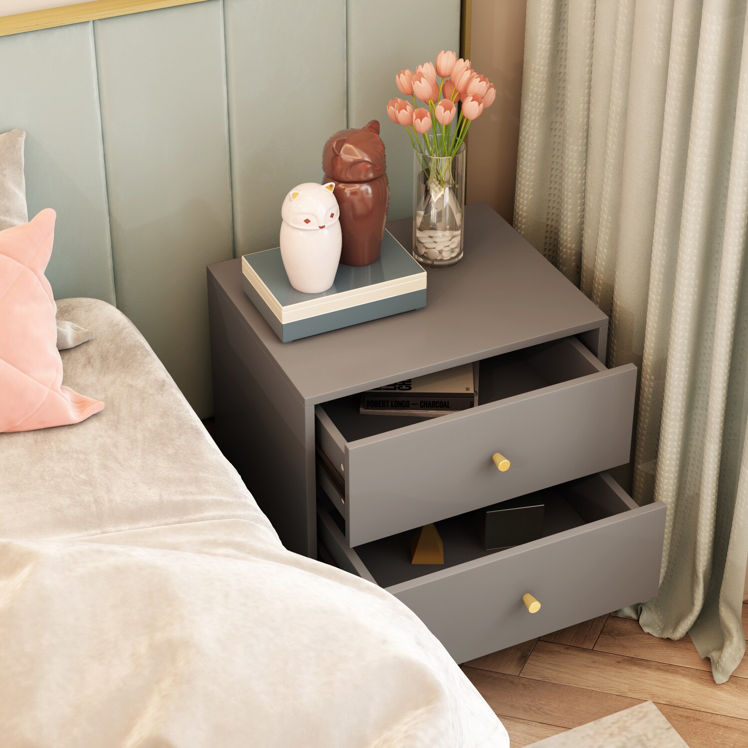 FUFU&GAGA LJY-KF210124-02 nightstands - View #3