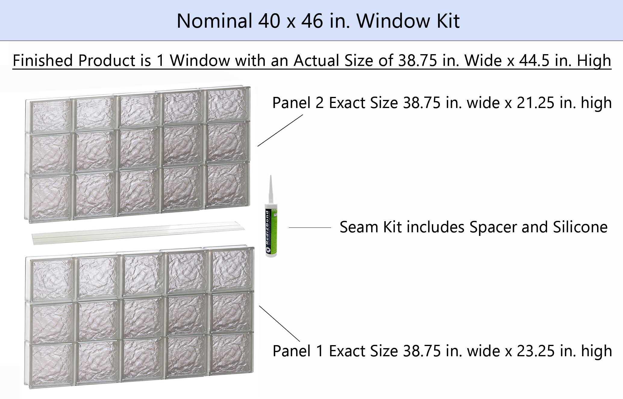 REDI2SET S4046IS Glass-Block-Windows - View #2